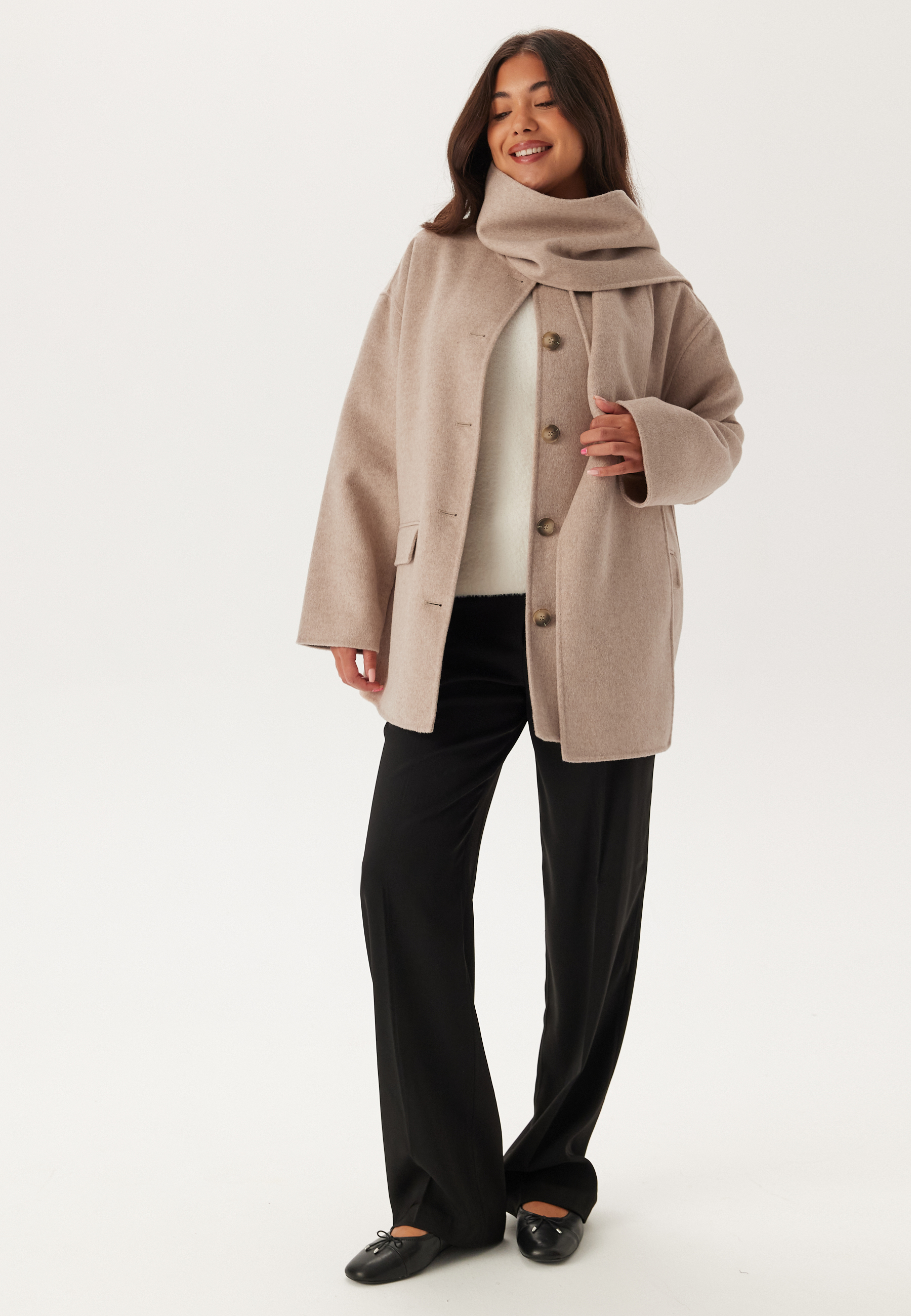 Slfpam Handmade Scarf Jacket 3