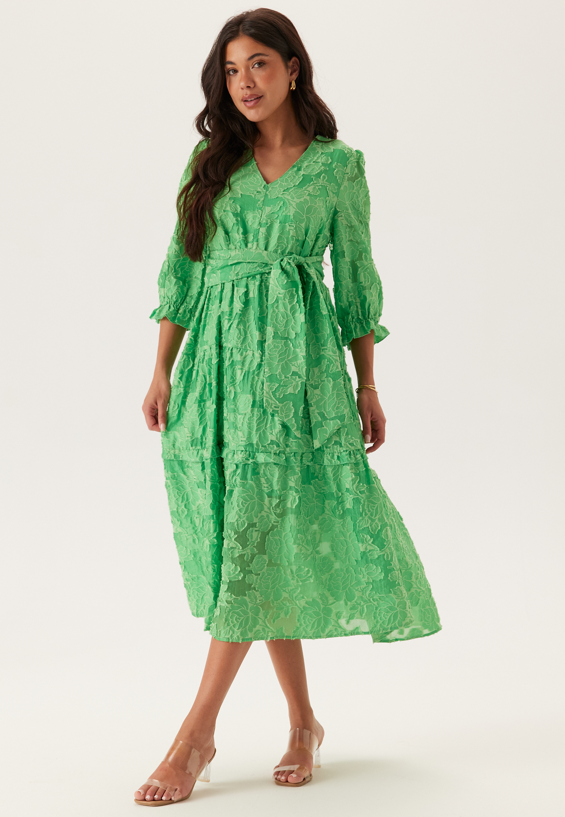 Slfsadie 3/4 Midi Dress