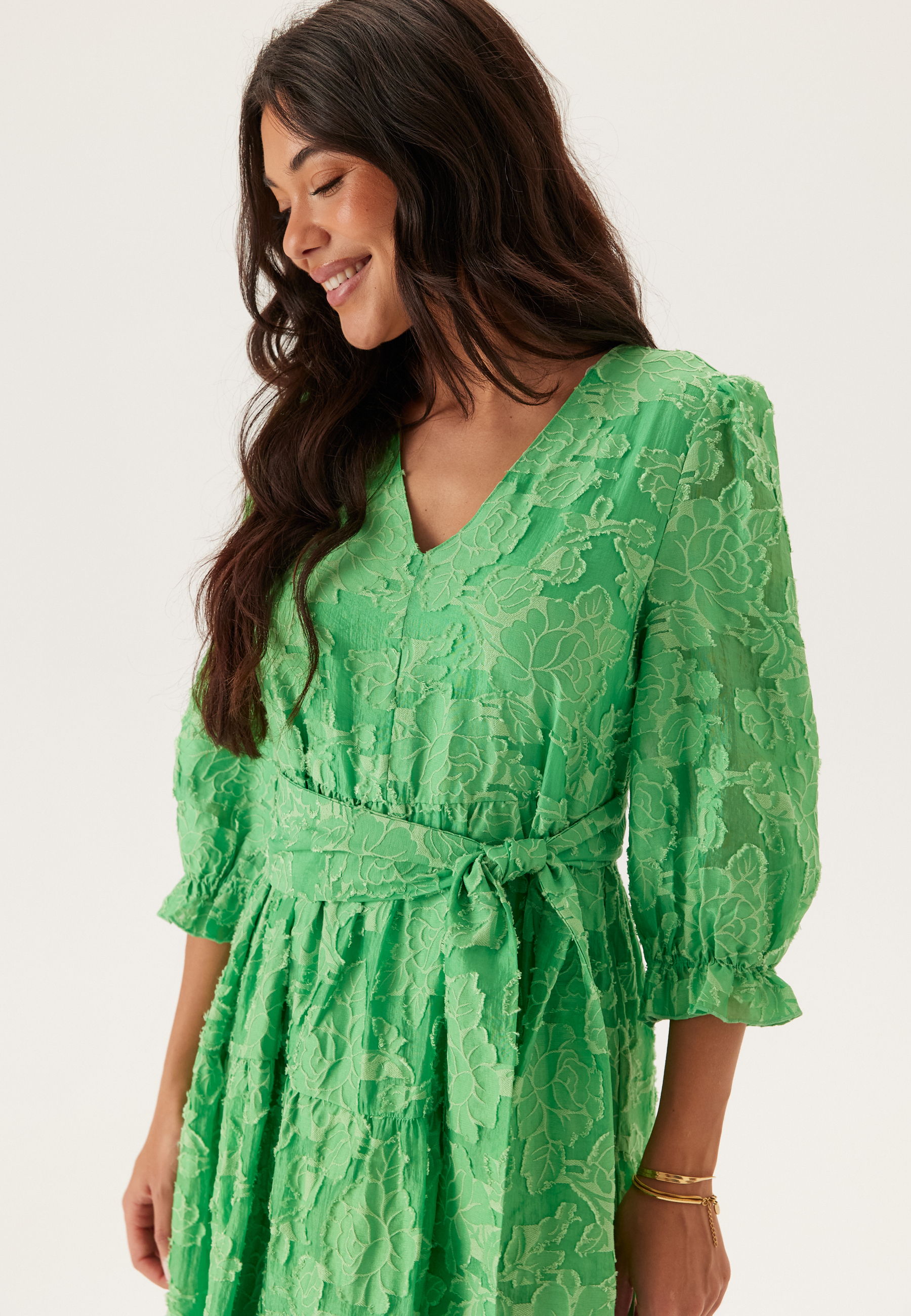 Slfsadie 3/4 Midi Dress 2