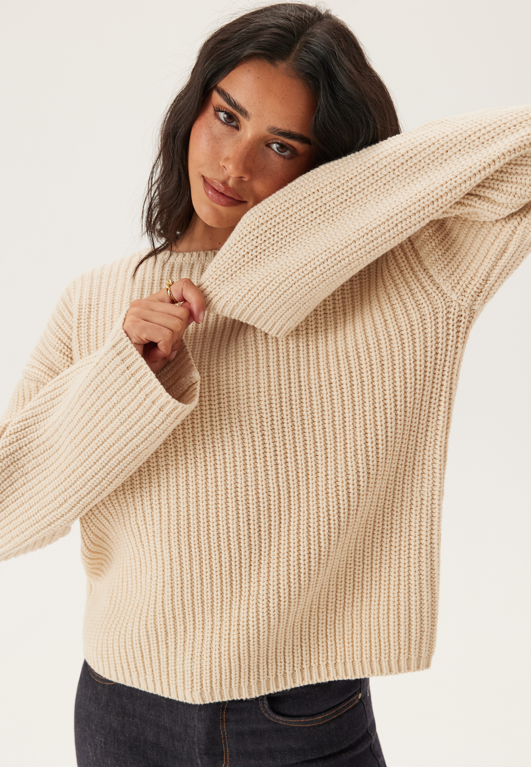 Slfselma Sus Ls Knit O-neck