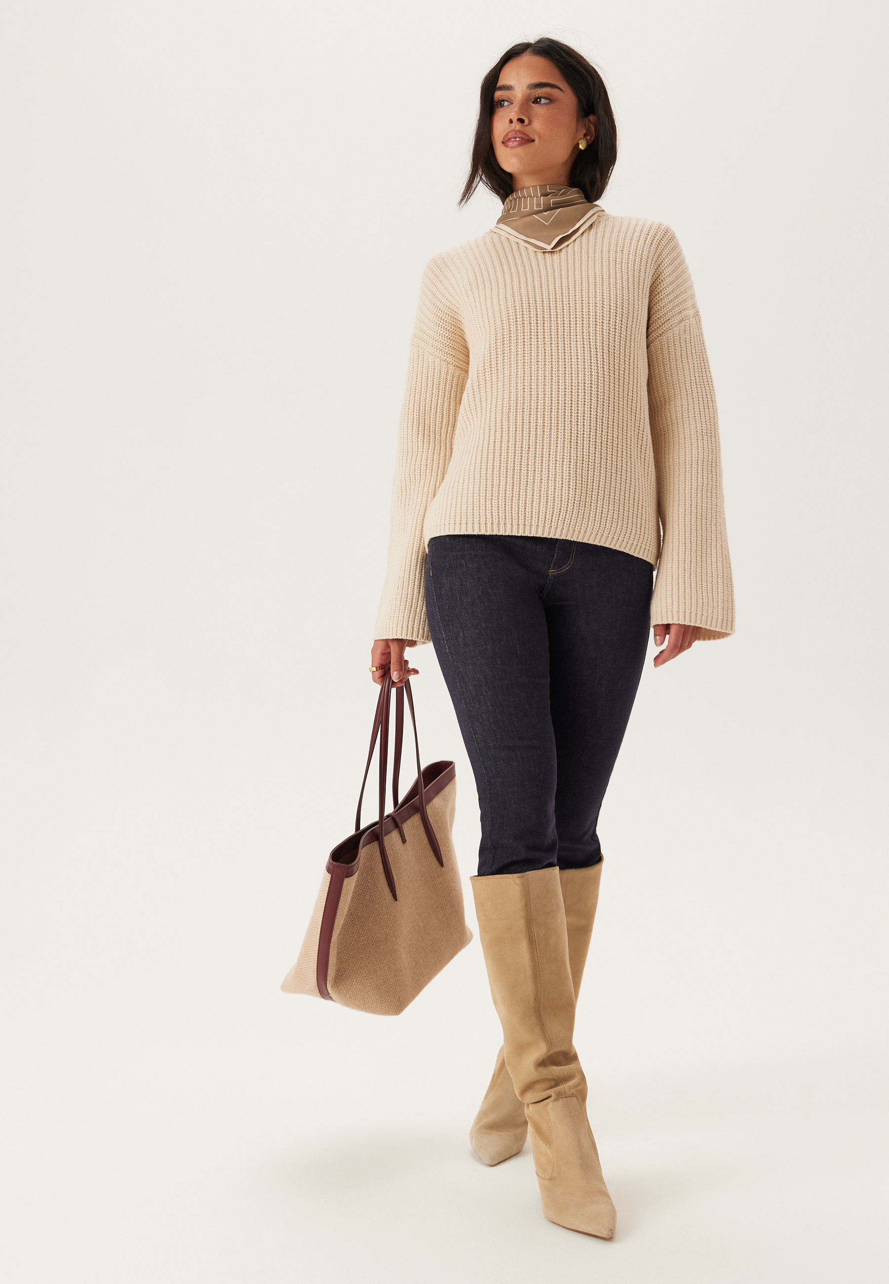 Slfselma Sus Ls Knit O-neck 3