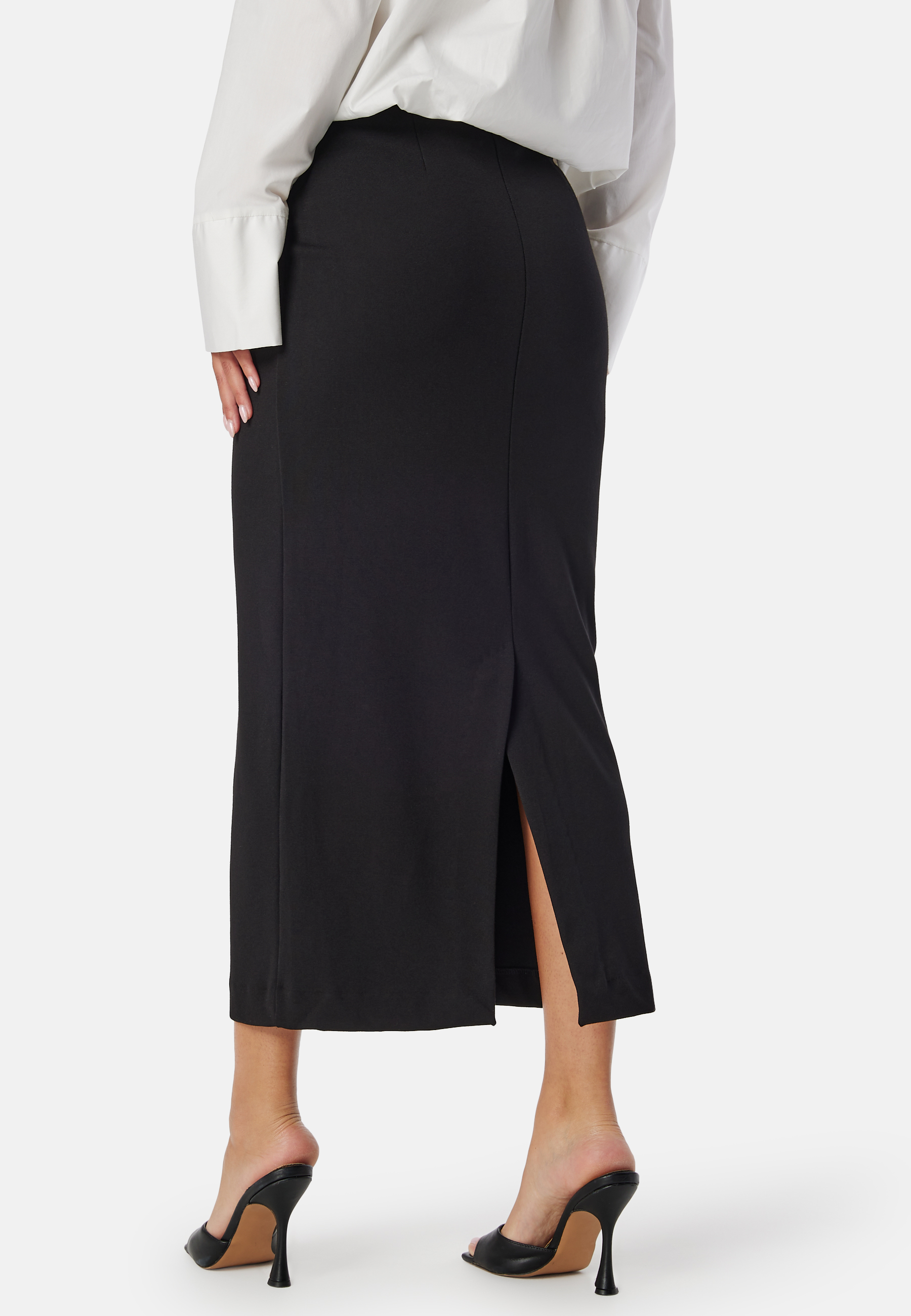 Alternativ bild 1 för Selected Femme - SLFShelly MW Ankle Skirt - Kjol - Black - XL