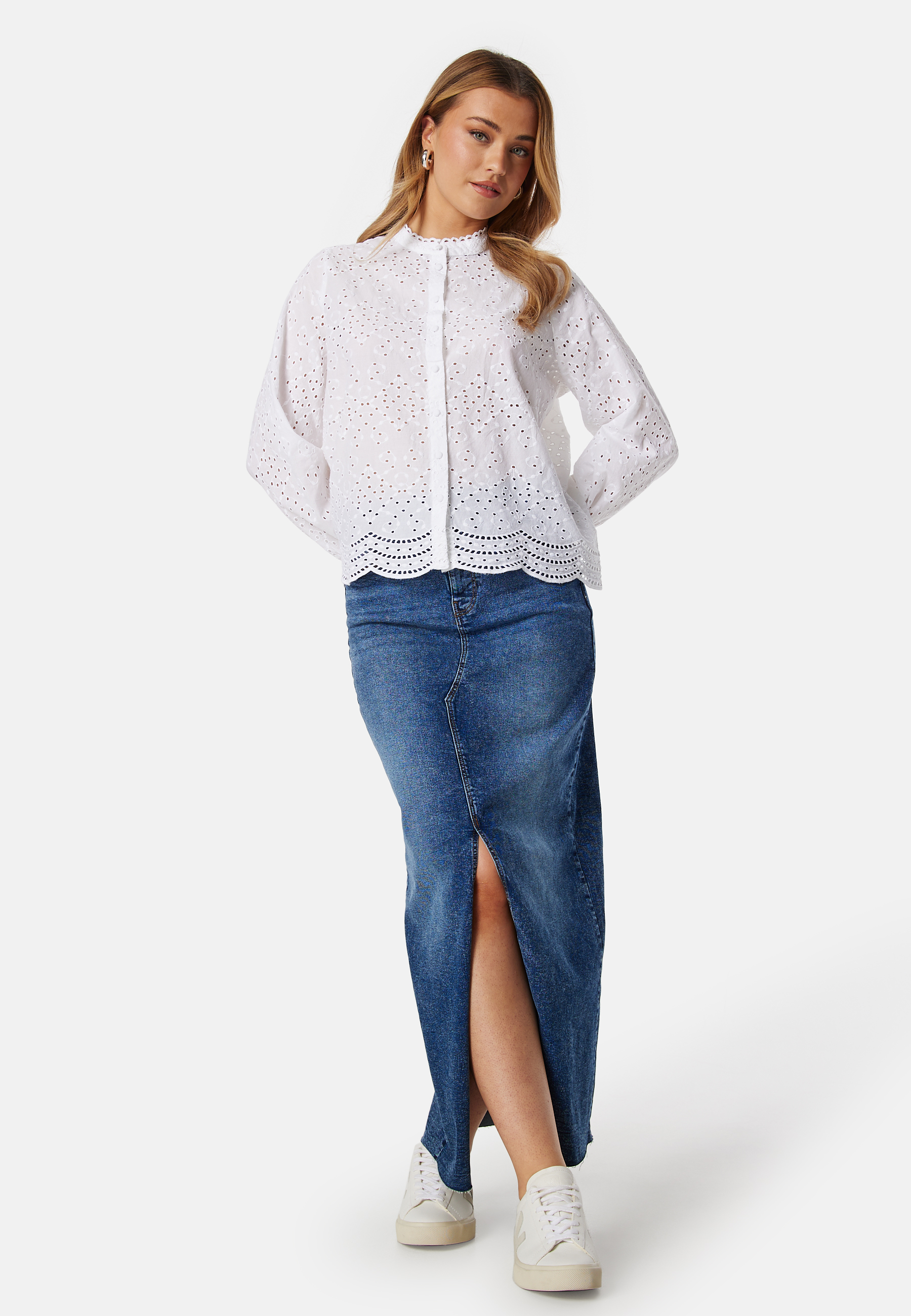 Slftatiana L/S Embr Shirt 2