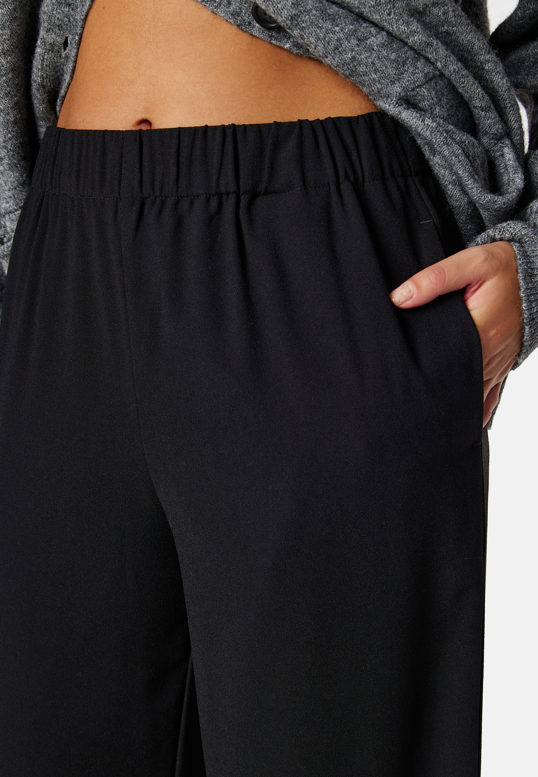 Slftinni-relaxed Mid Waist Wide Pant 3