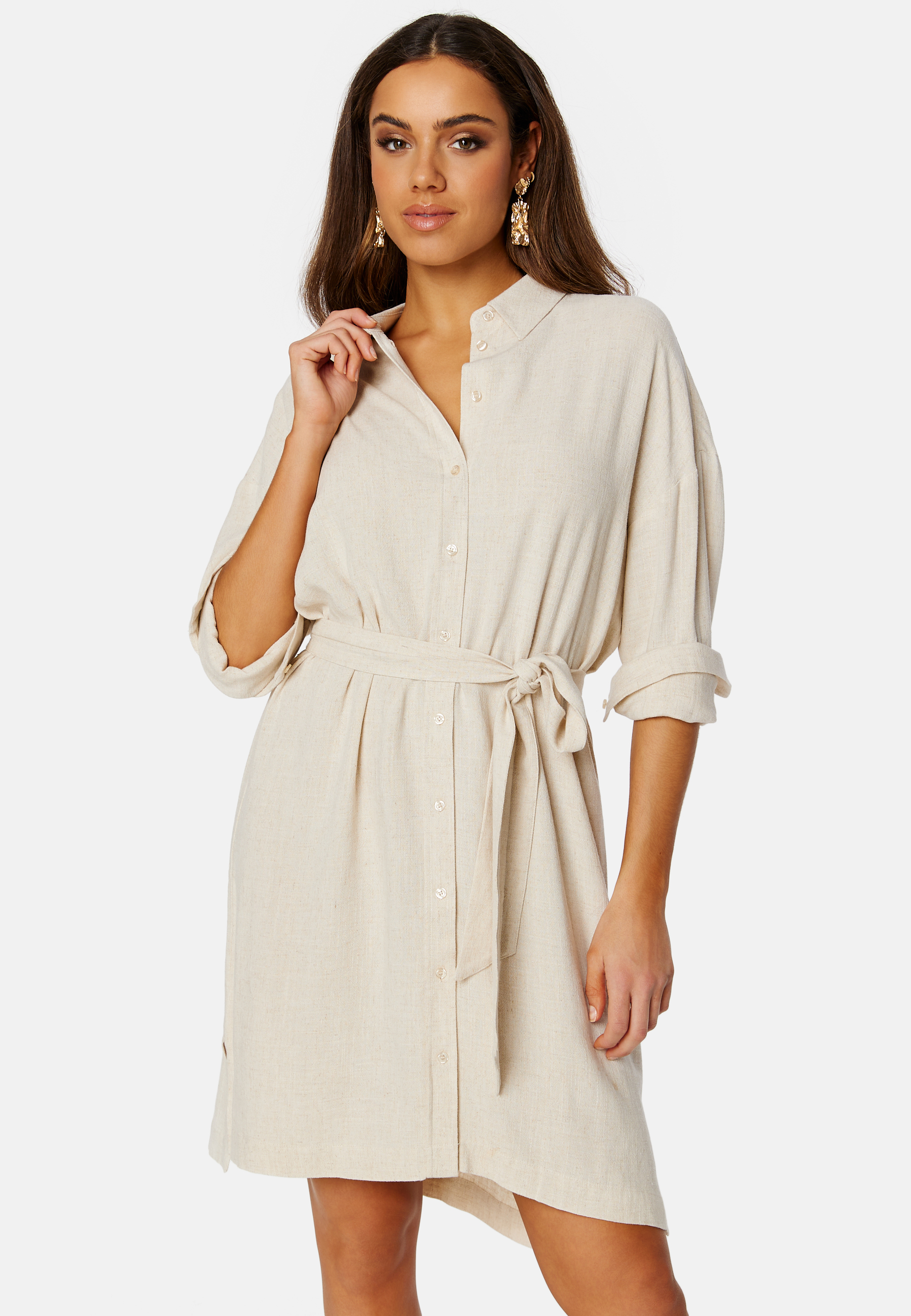 Viva-Tonia Long Linen Shirt