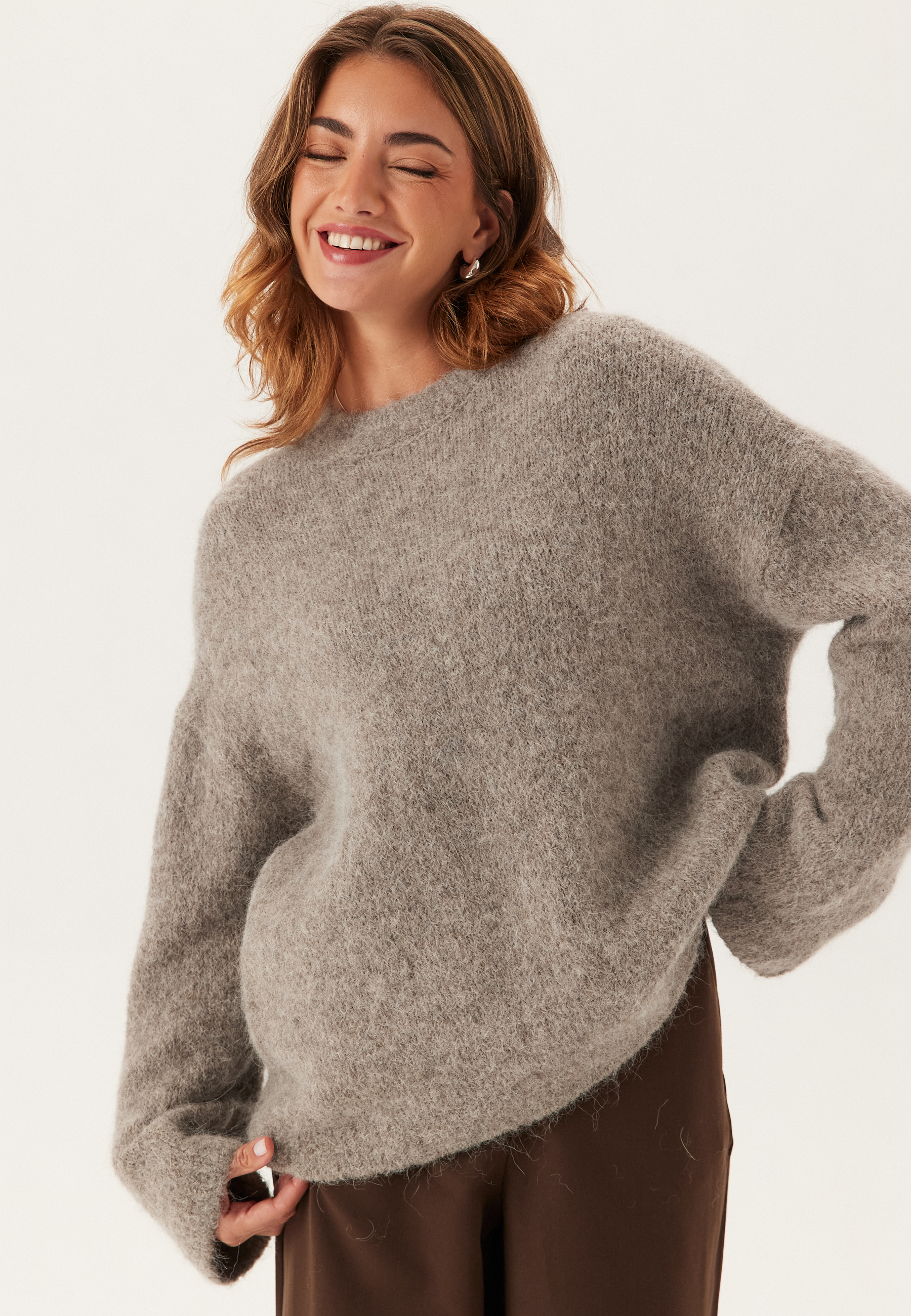 Slfgabriella Ls Knit New O-nec