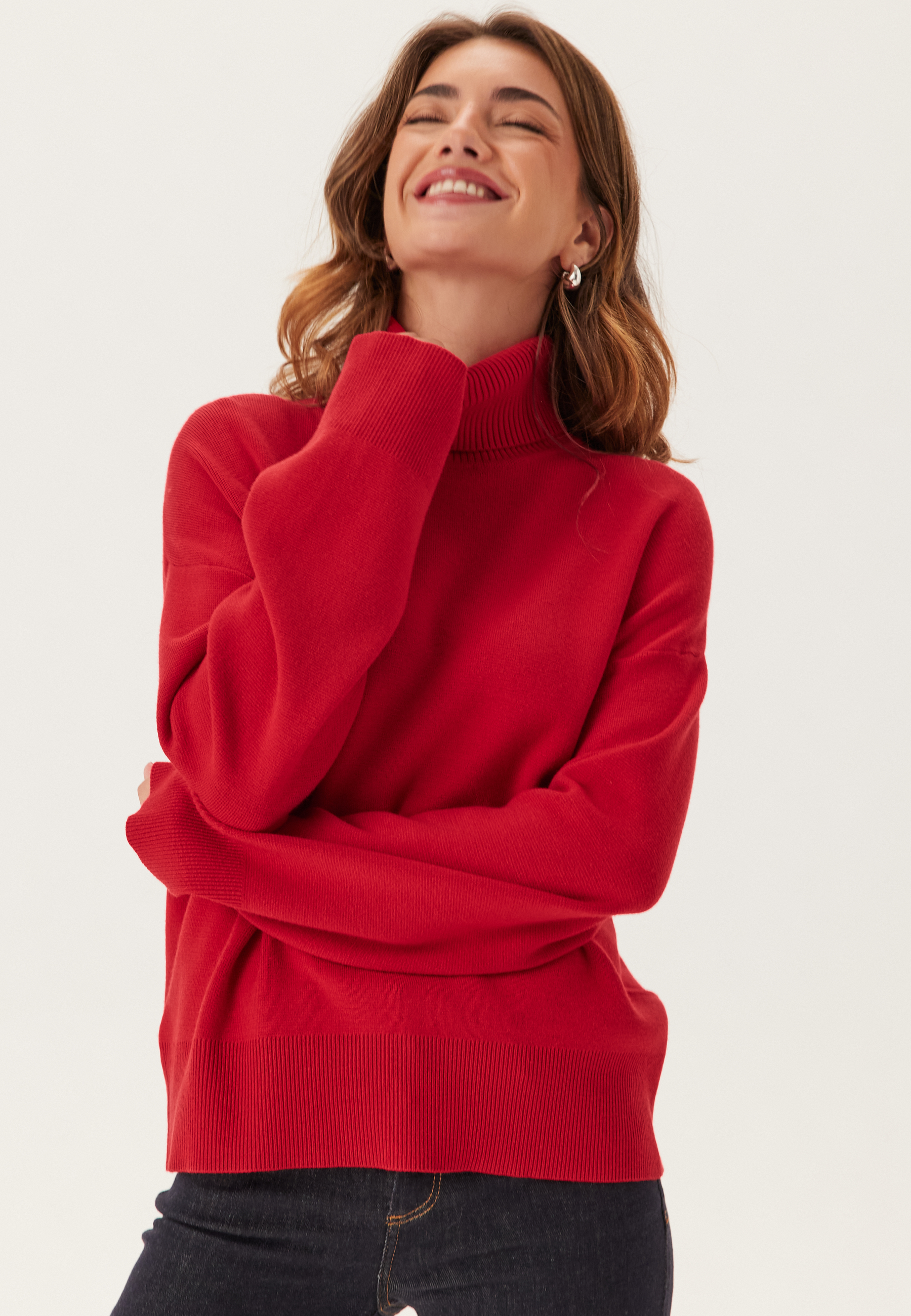 Slfkamma Ls Knit Roll Neck Noo 2
