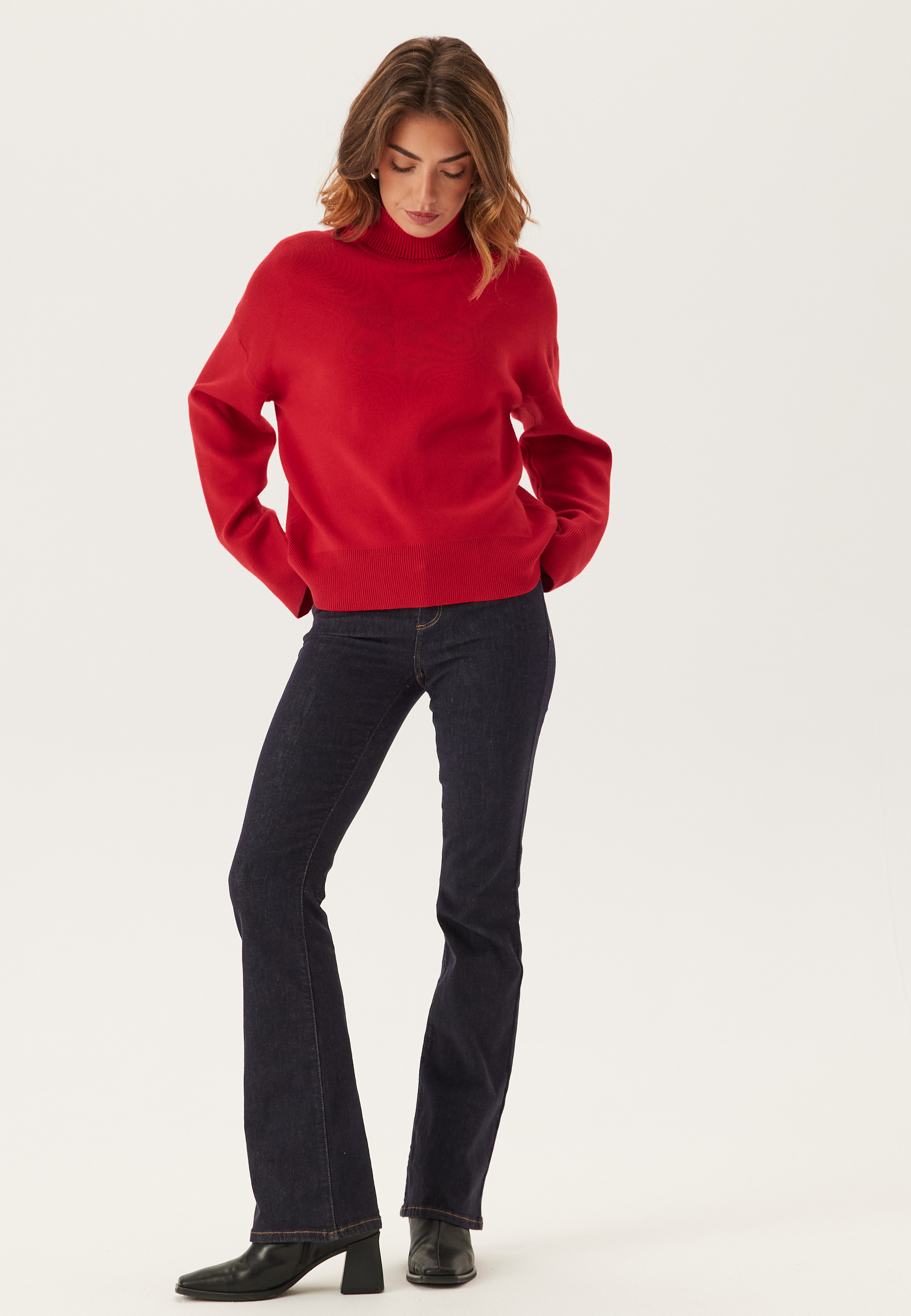 Slfkamma Ls Knit Roll Neck Noo 3