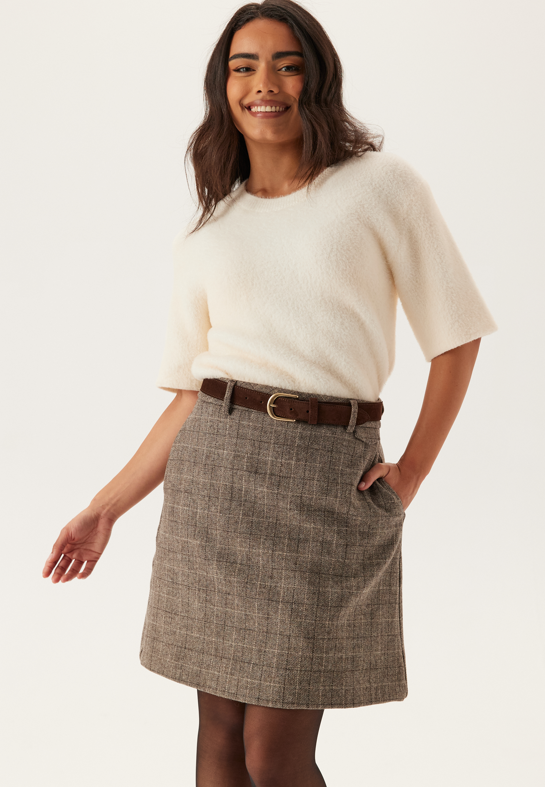 Slfsille Ula Short Hw Skirt 1