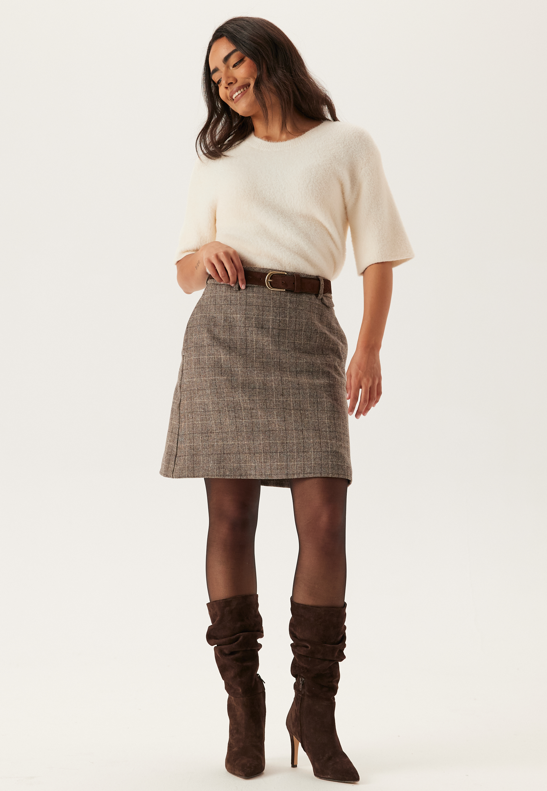Slfsille Ula Short Hw Skirt 4