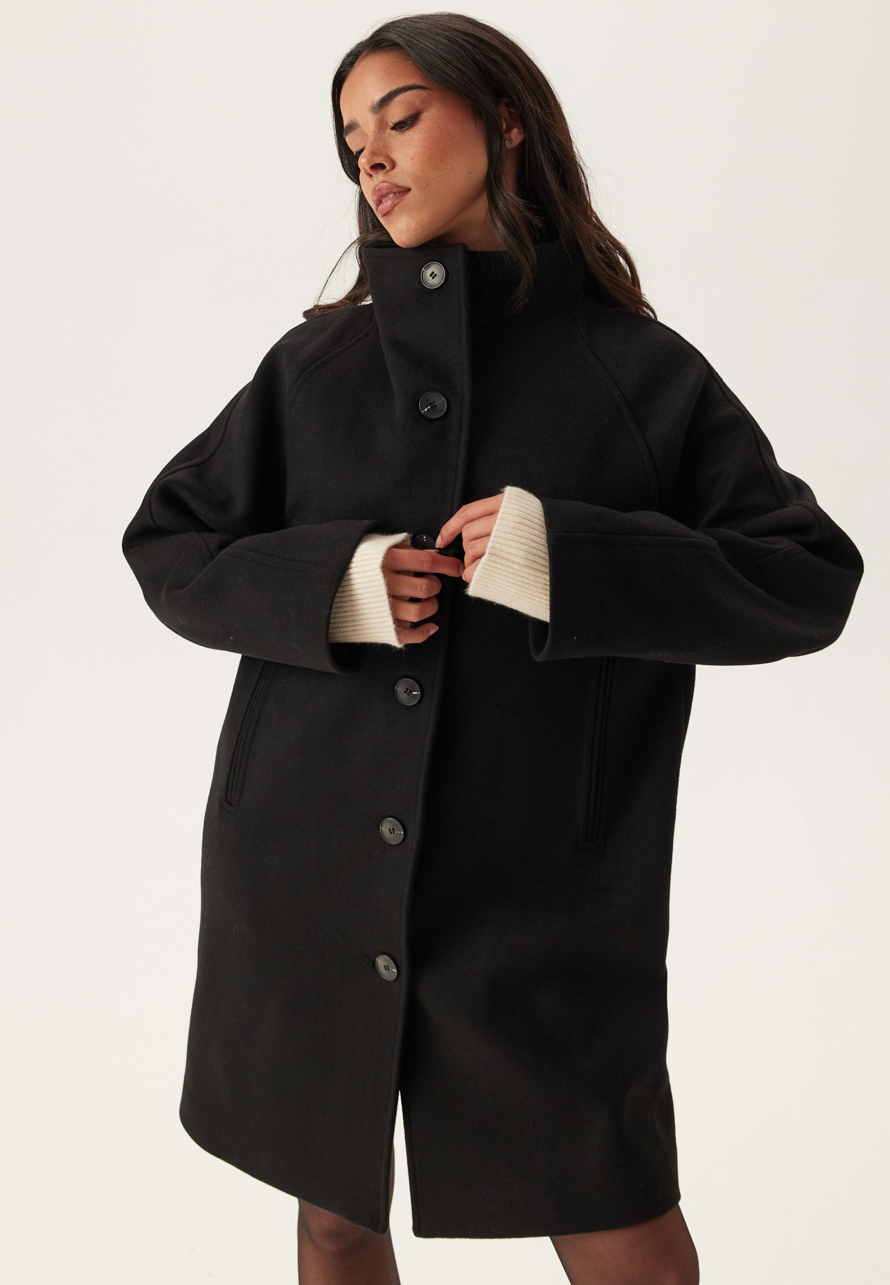 Slfvinni Wool Blend Coat