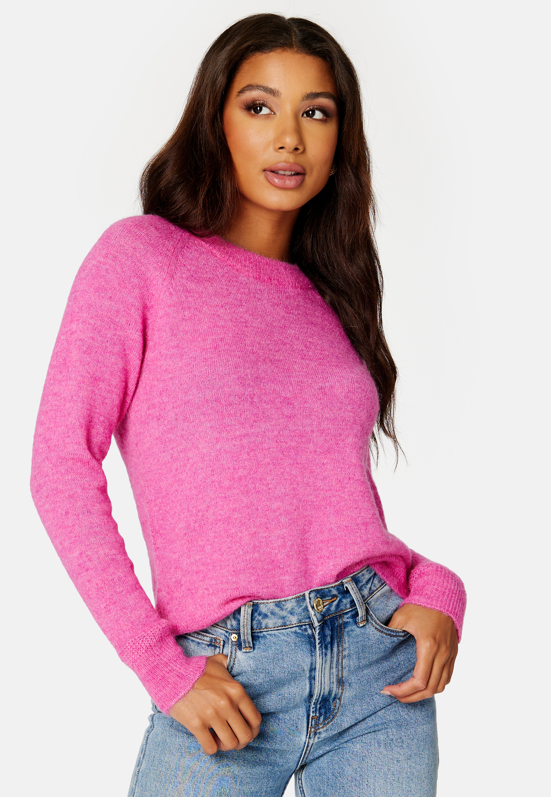 Slflulu LS Knit O-Neck