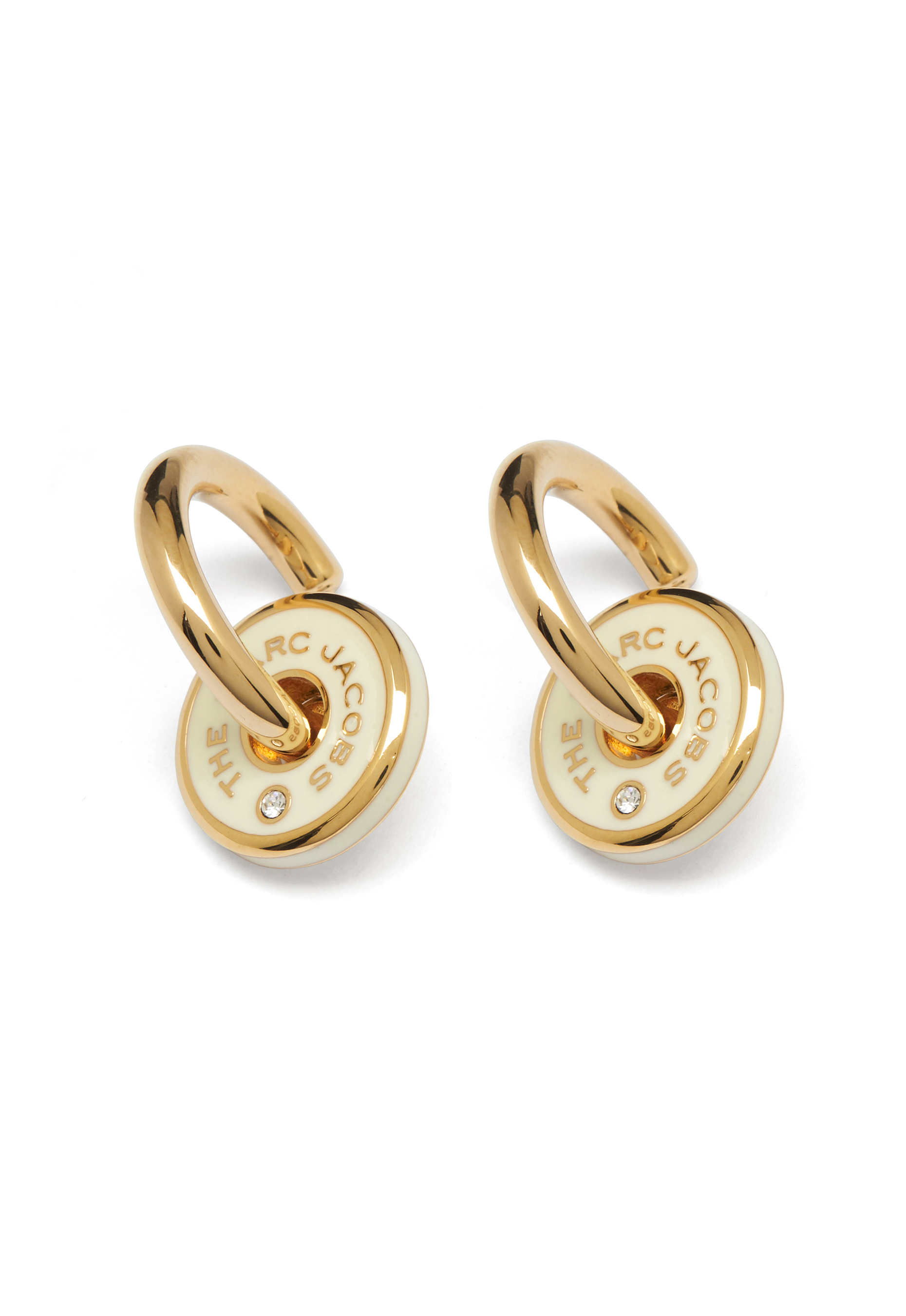 The Medallion Hoop Earrings