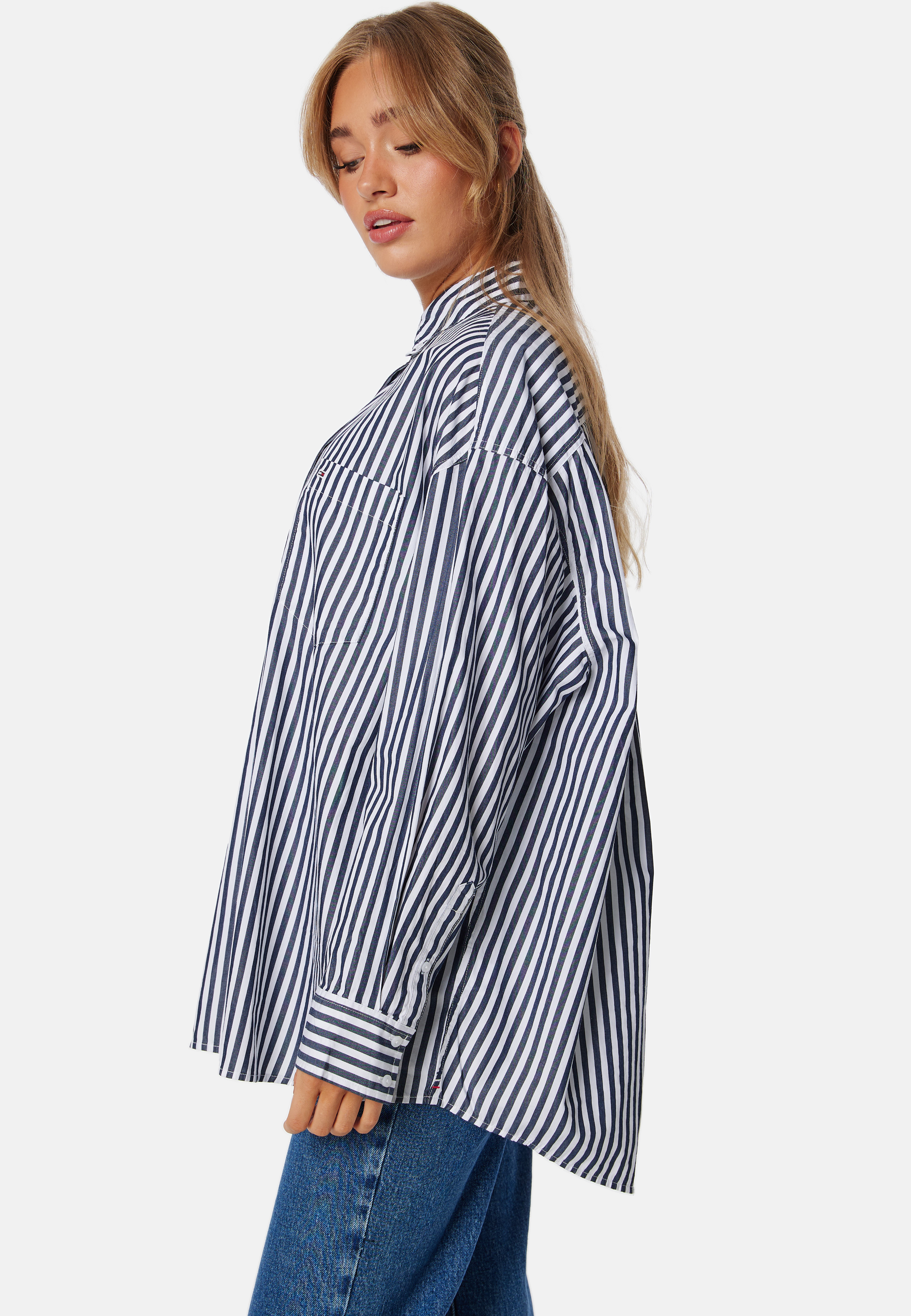 Tjw Ovs Pinstripe Shirt 2