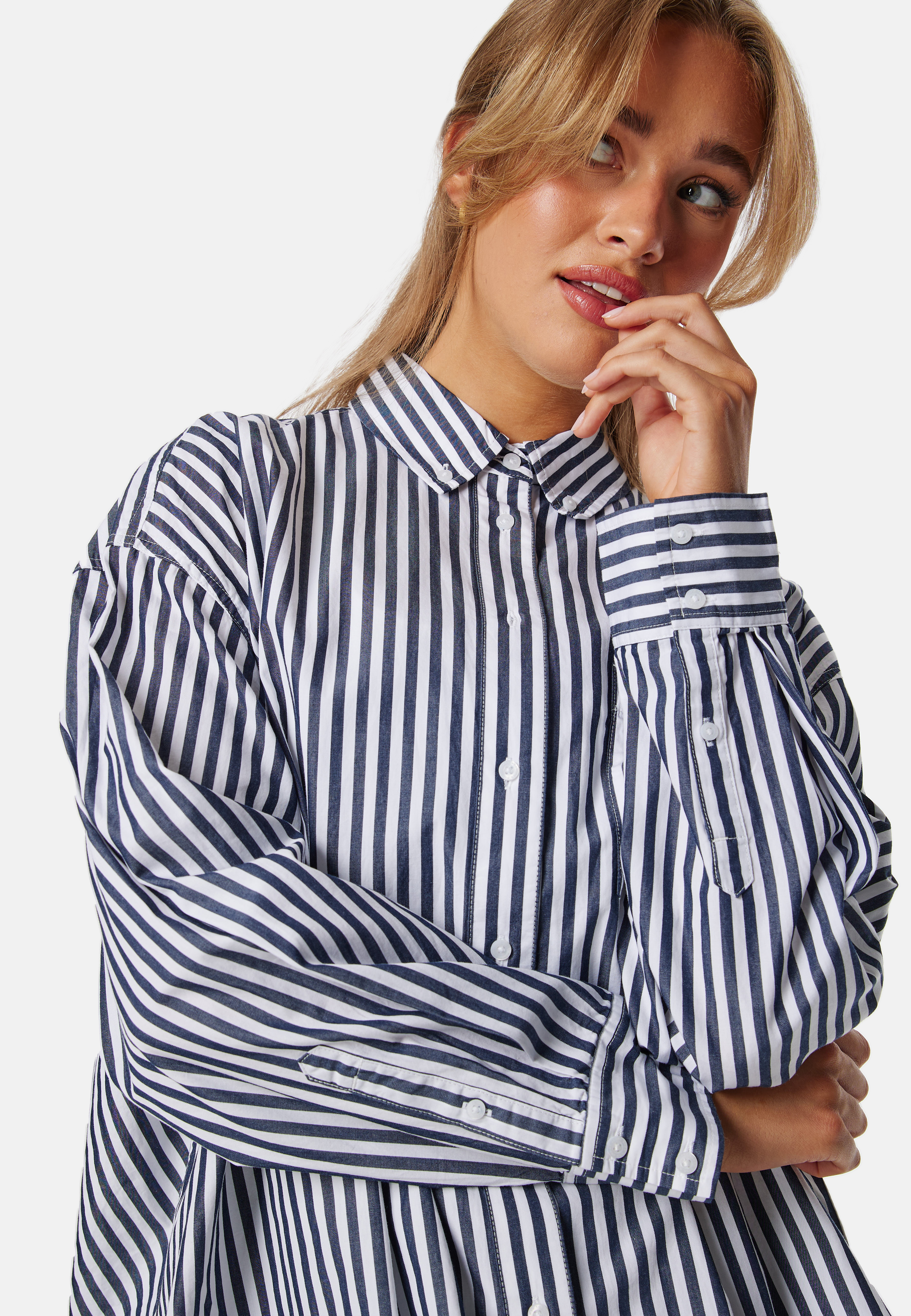 Tjw Ovs Pinstripe Shirt 3