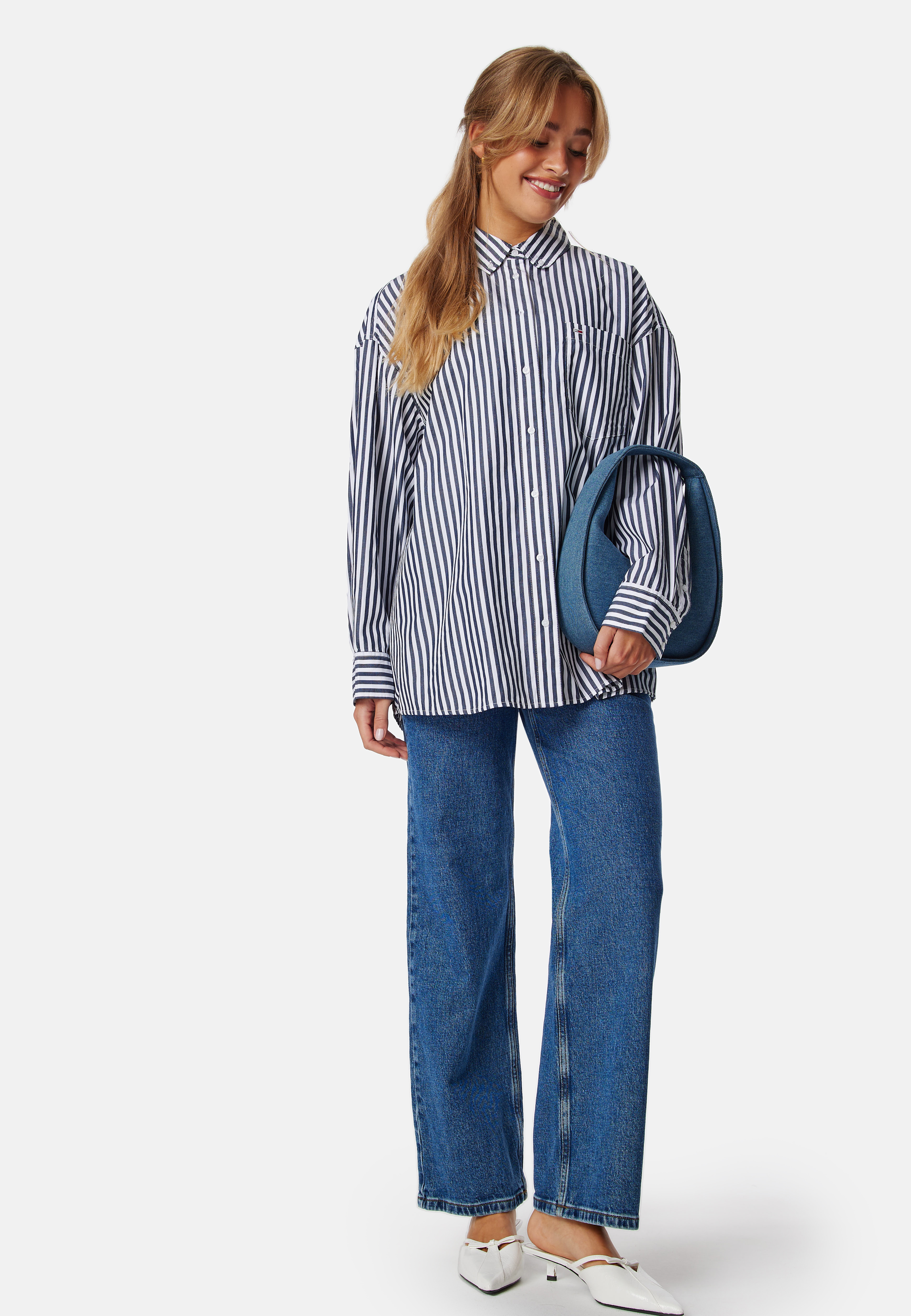 Tjw Ovs Pinstripe Shirt 5