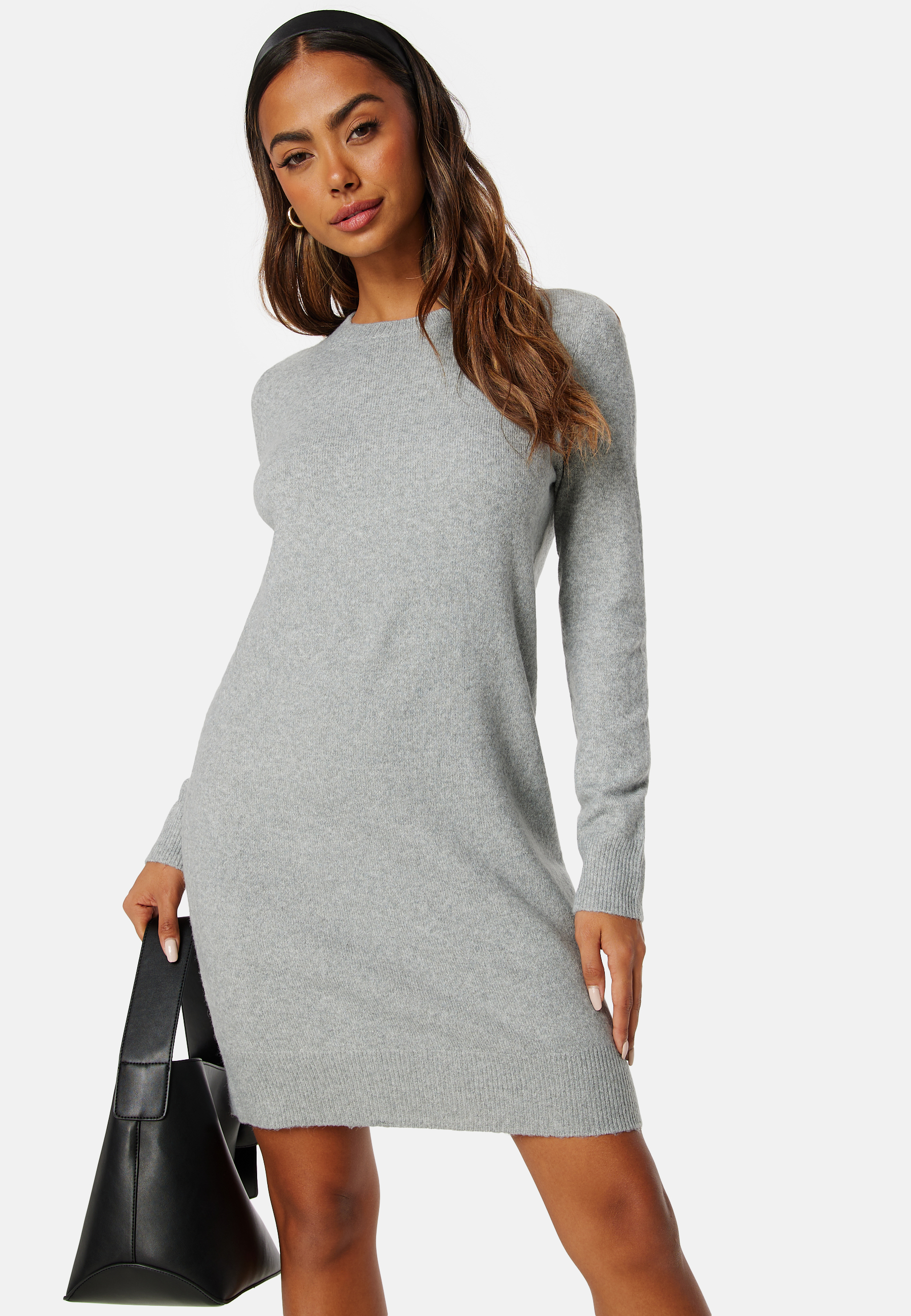Doffy LS O-Neck Dress