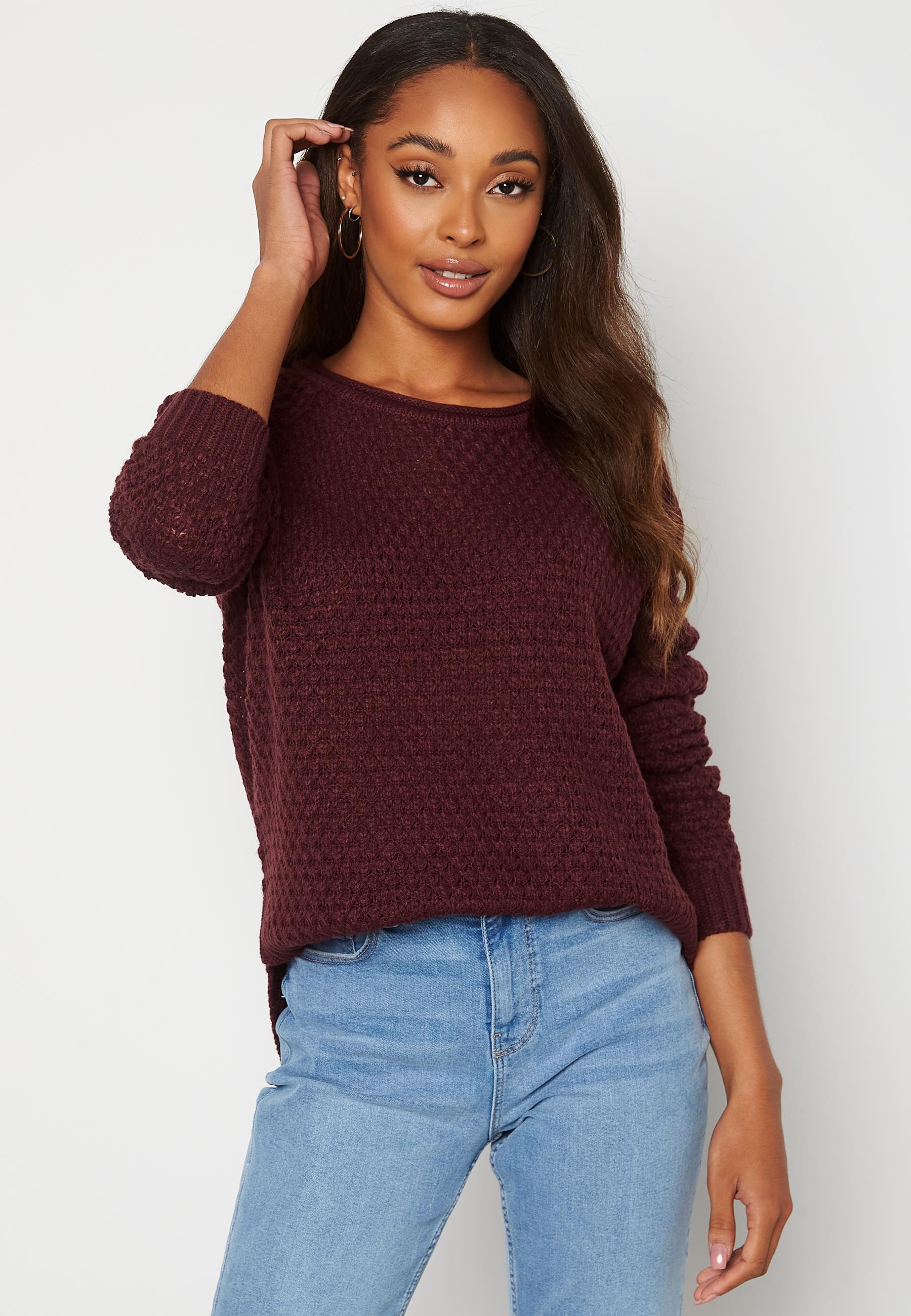 Image of Esme Surf LS O-Neck Blouse