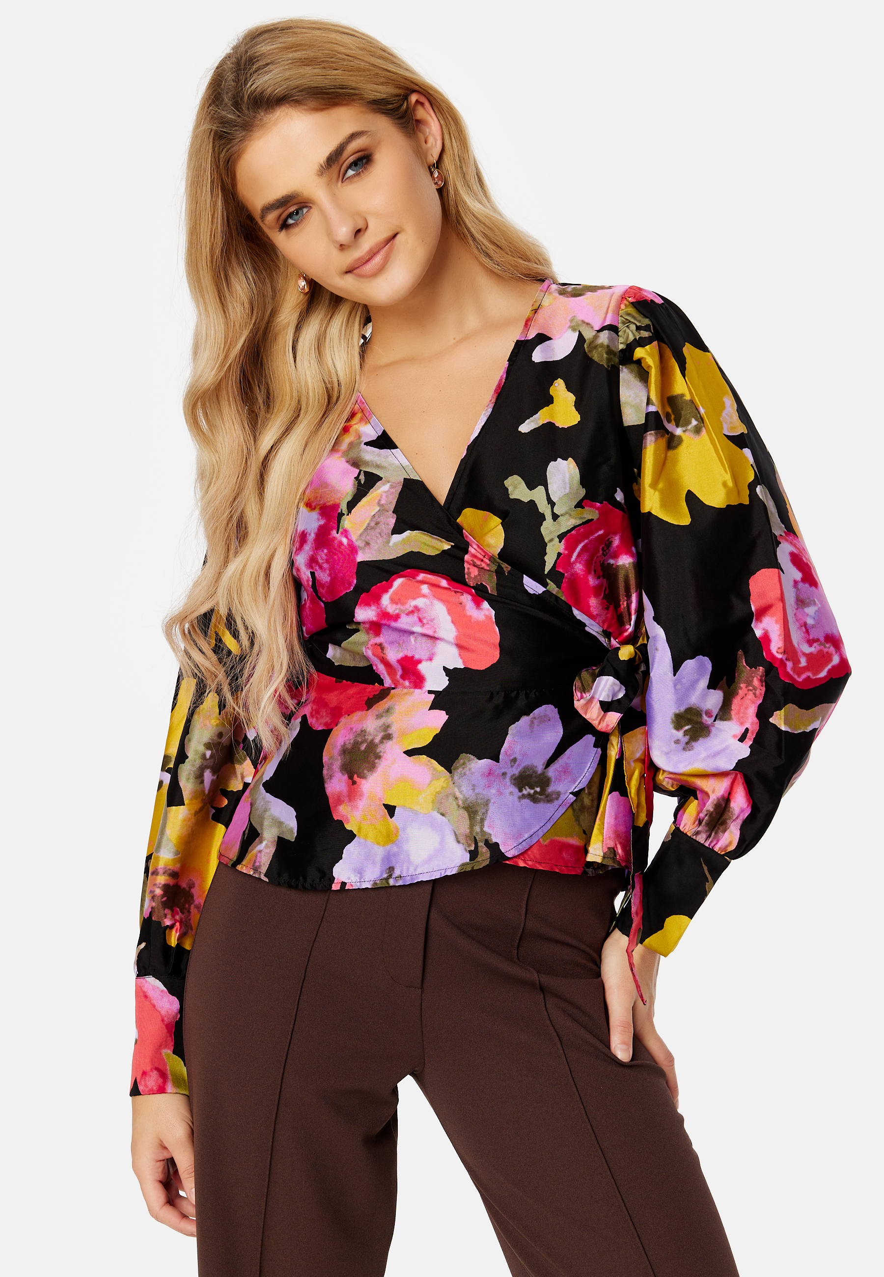 Kata Ree LS Wrap Top
