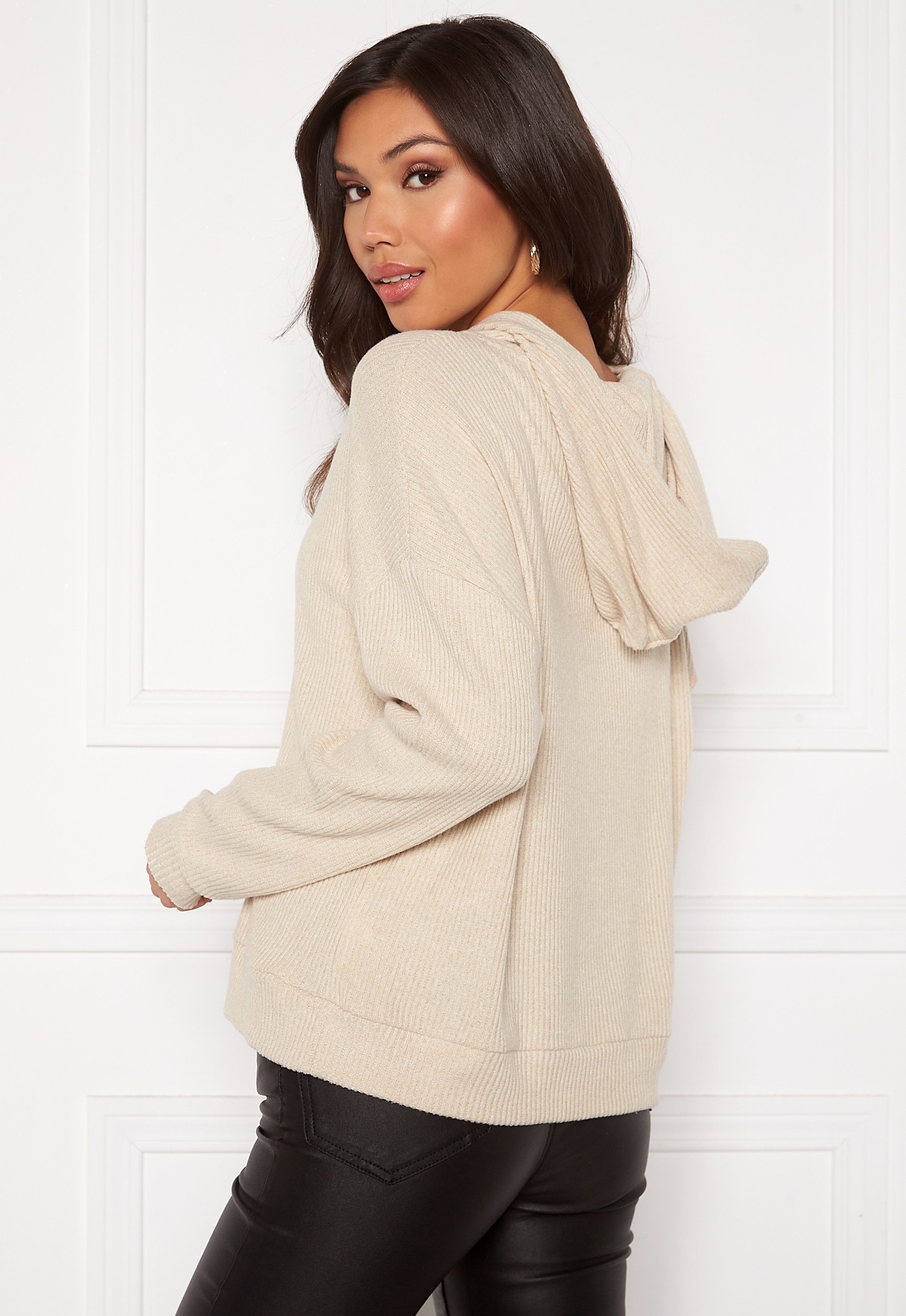 Tia Rib L/S Oversized Hoodie 2