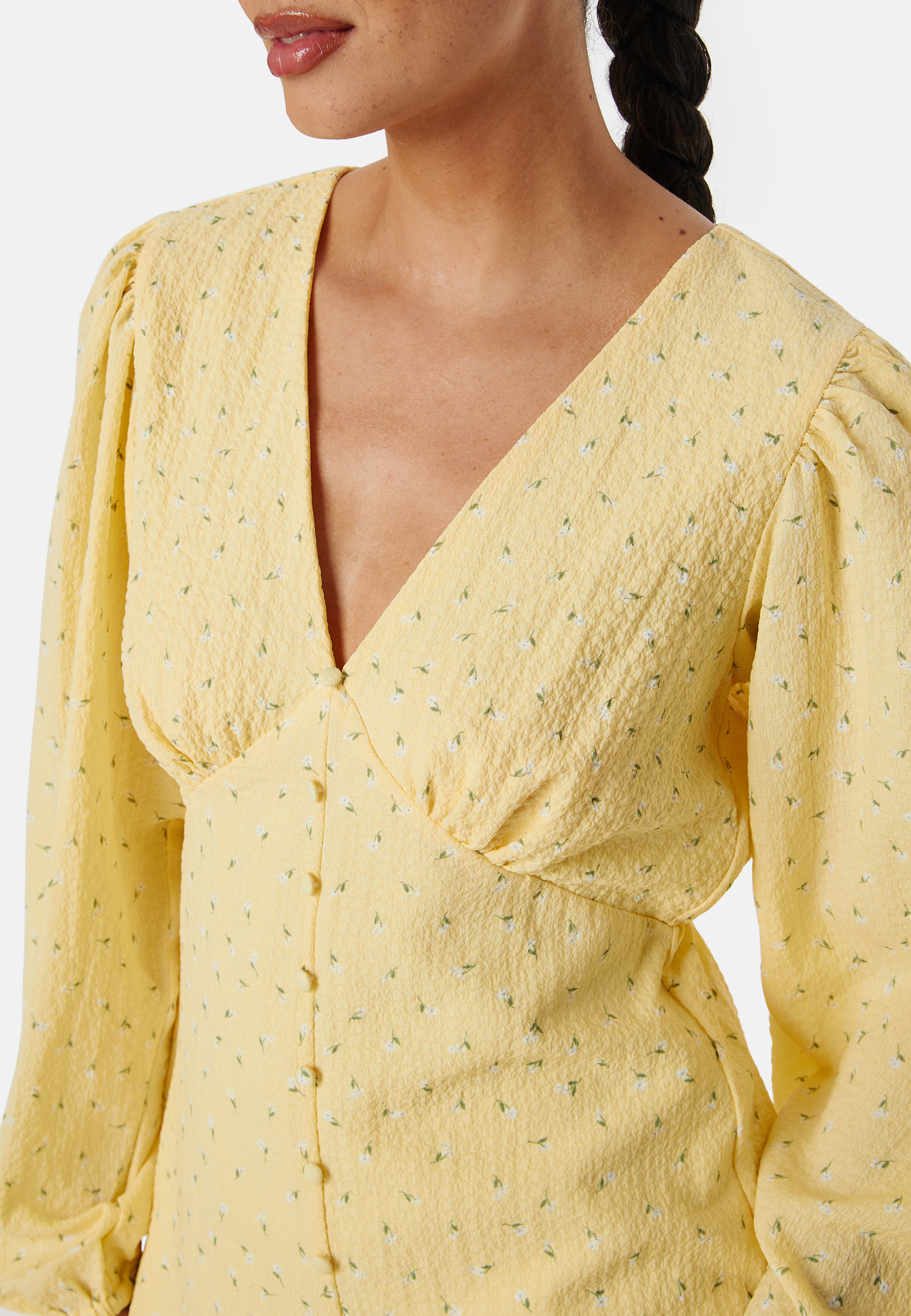 Vmamanda LS V-Neck short dress 3