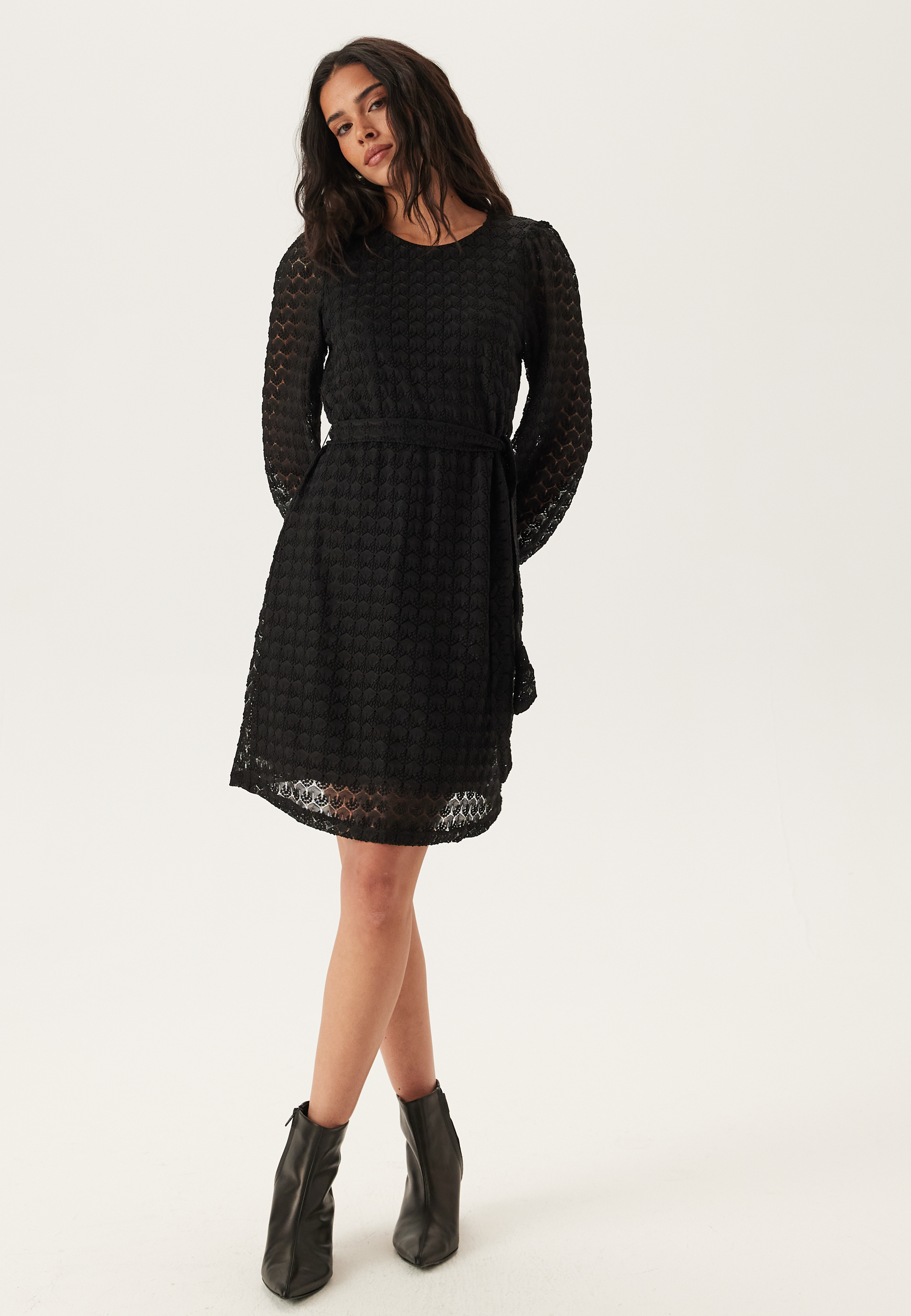 Vmbecca Ls O-neck Lace Dress 4
