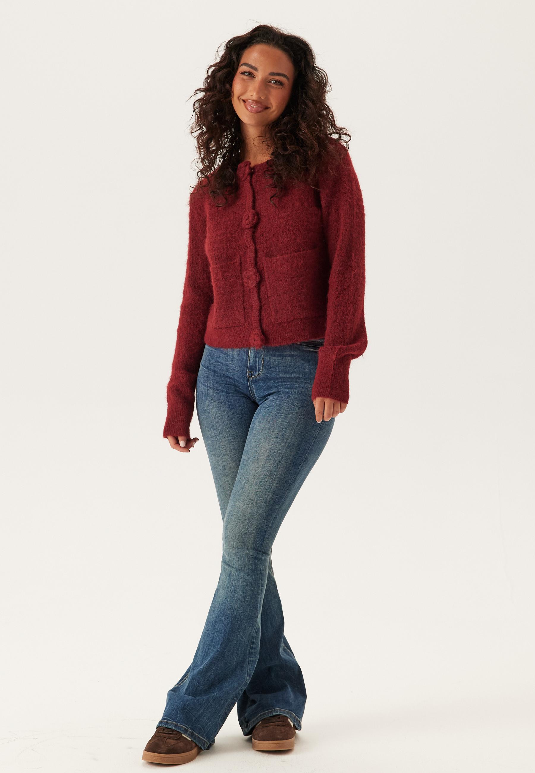 Vmblossom Ls O-neck Cardigan 2