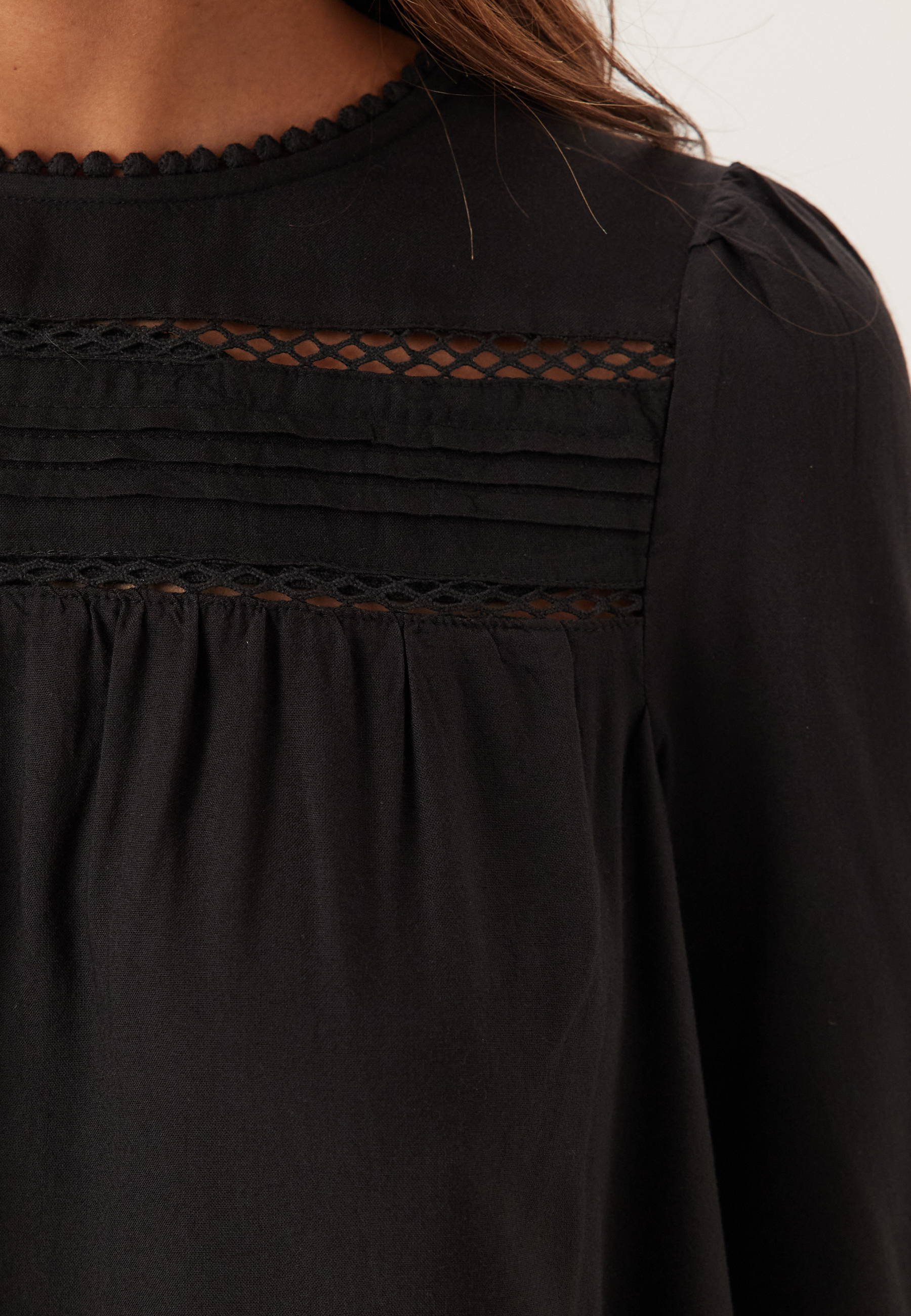 Vmdebbie Ls Pleat Top 2