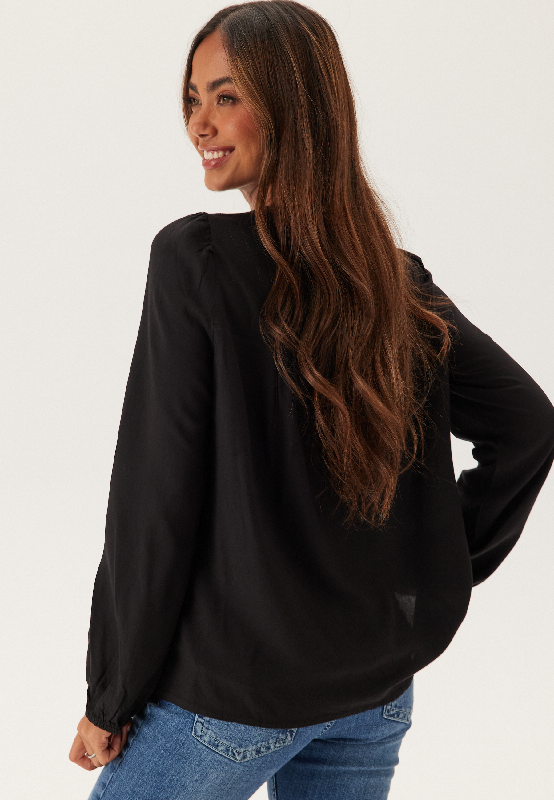 Vmdebbie Ls Pleat Top 3