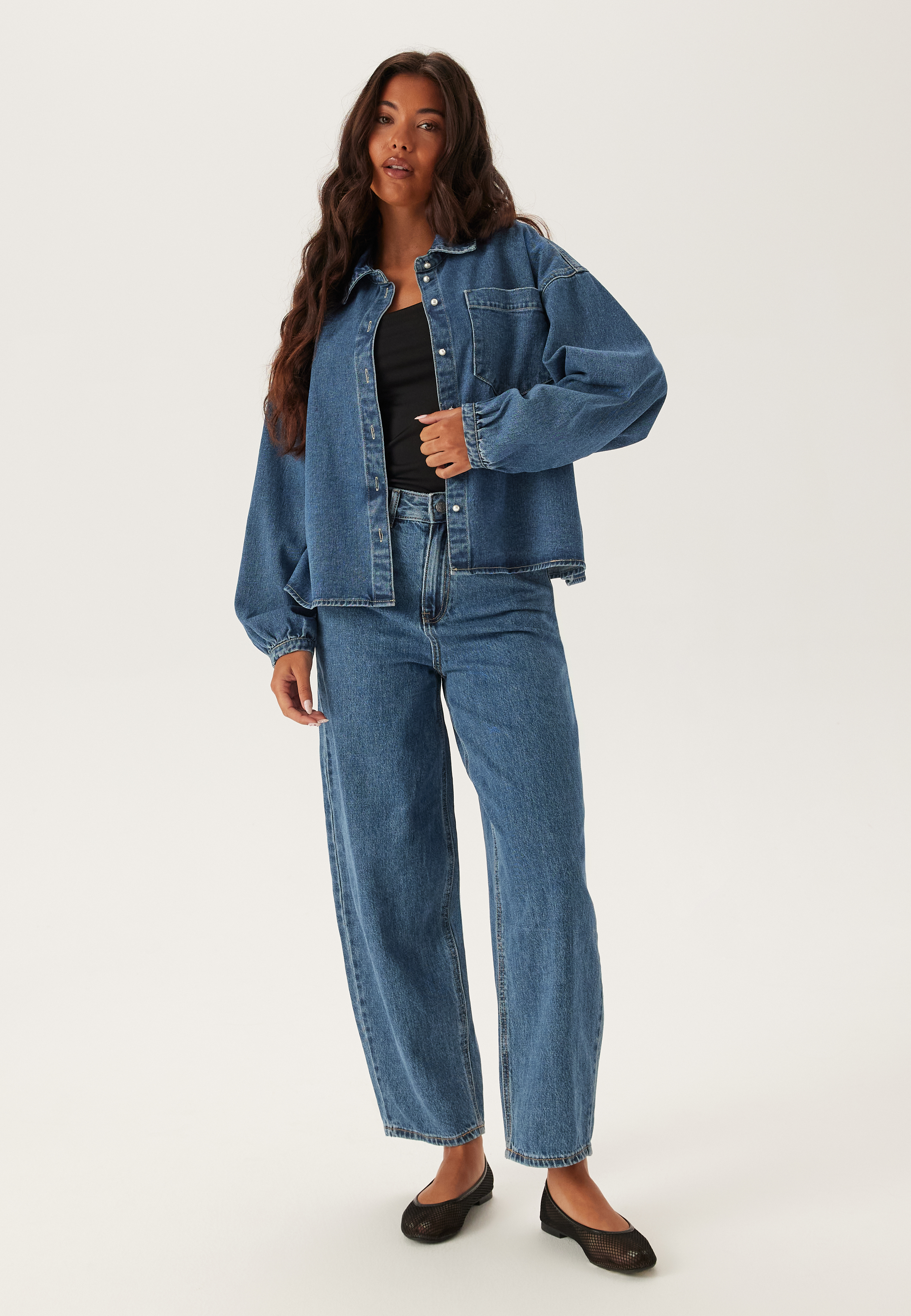 Vmelora Ls Denim Shirt 3