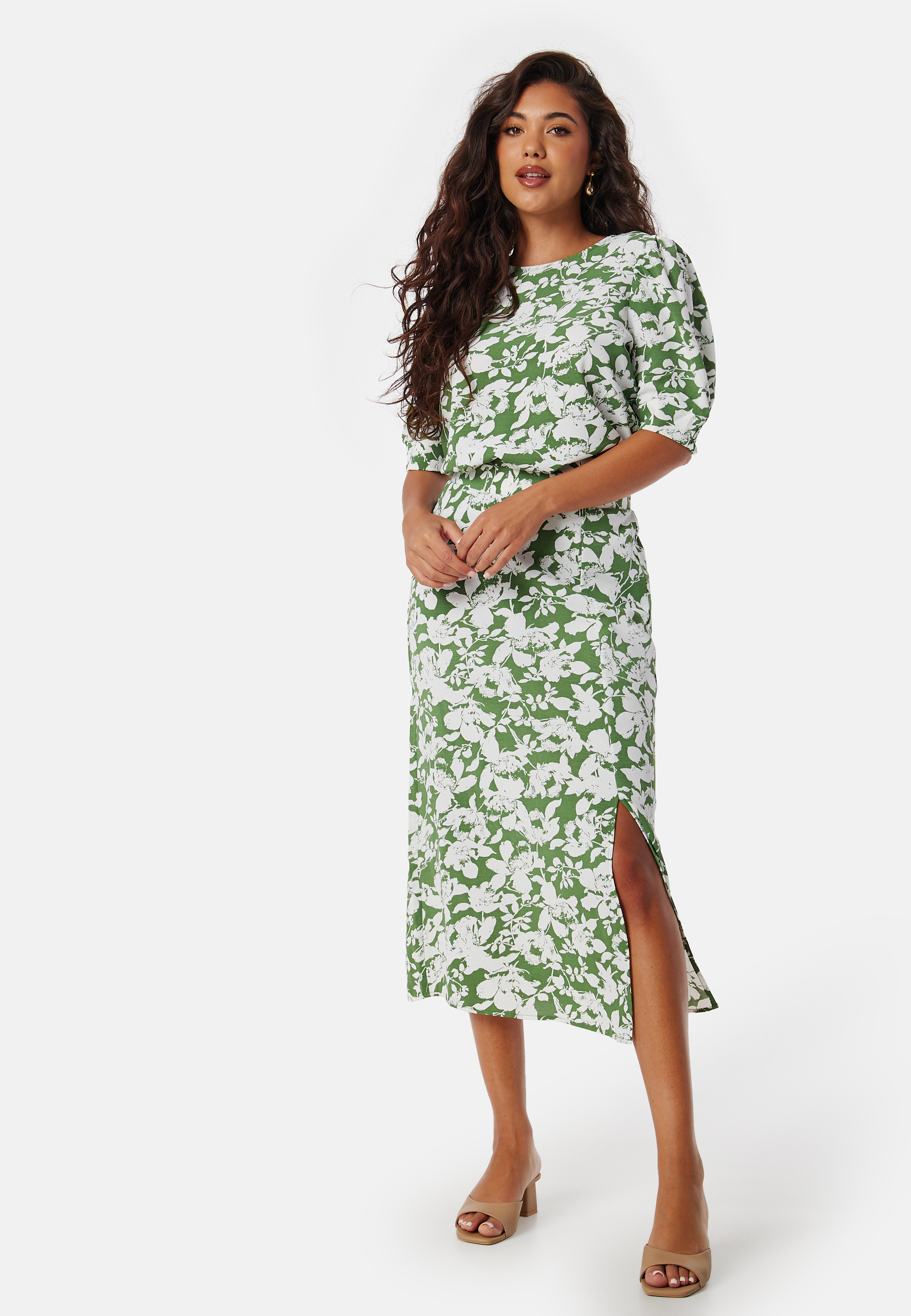 Vmfrej high waist 7/8 pencil skirt 2