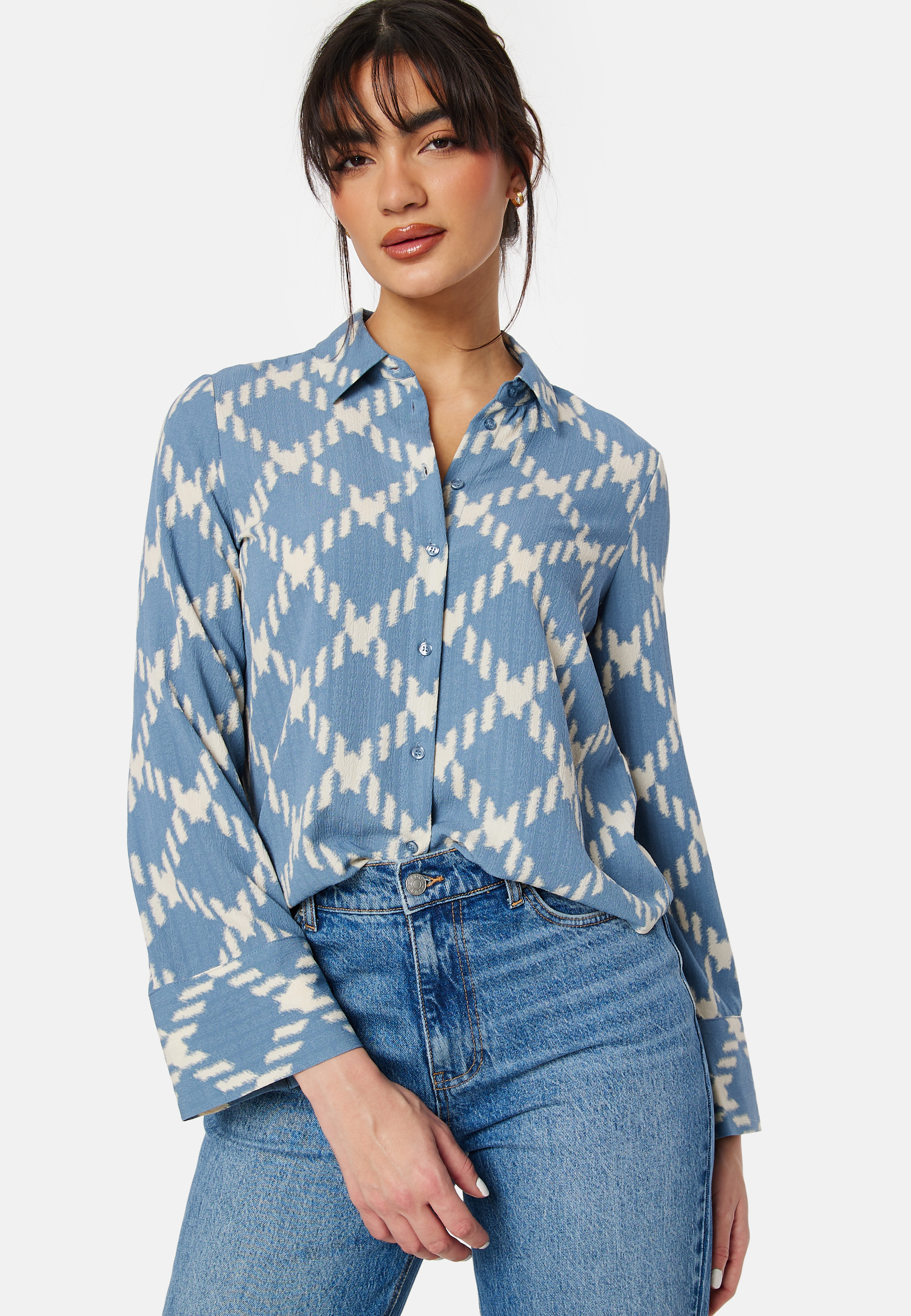 Vmginas betine LS oversized shirt
