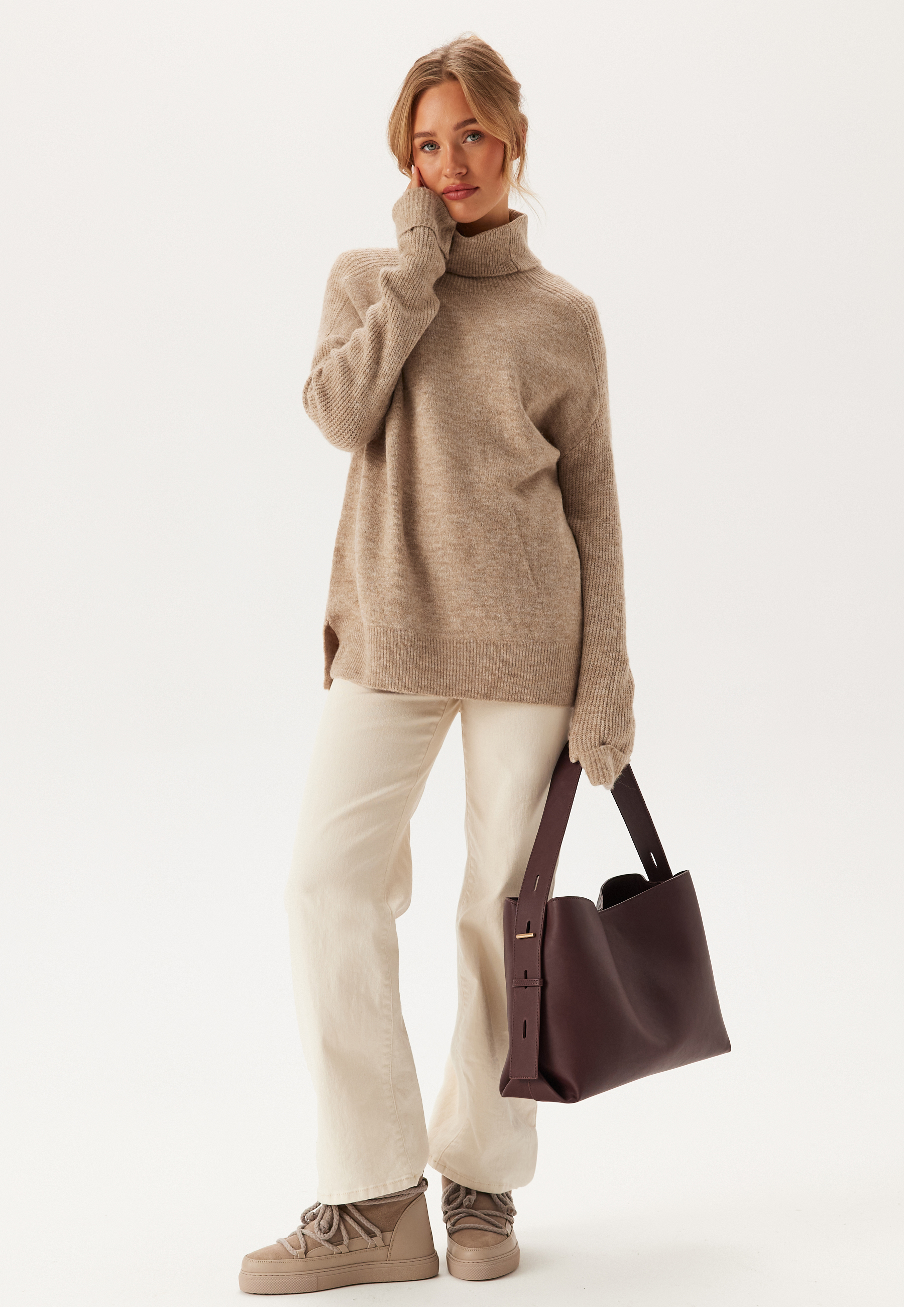 Vmjupiter Ls Highneck Pullover 3
