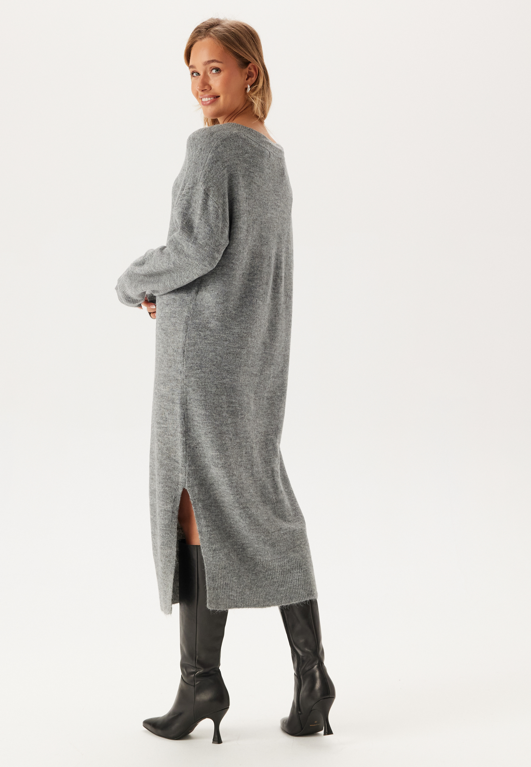 Vmjupiter Ls V-neck Calf Dress 2