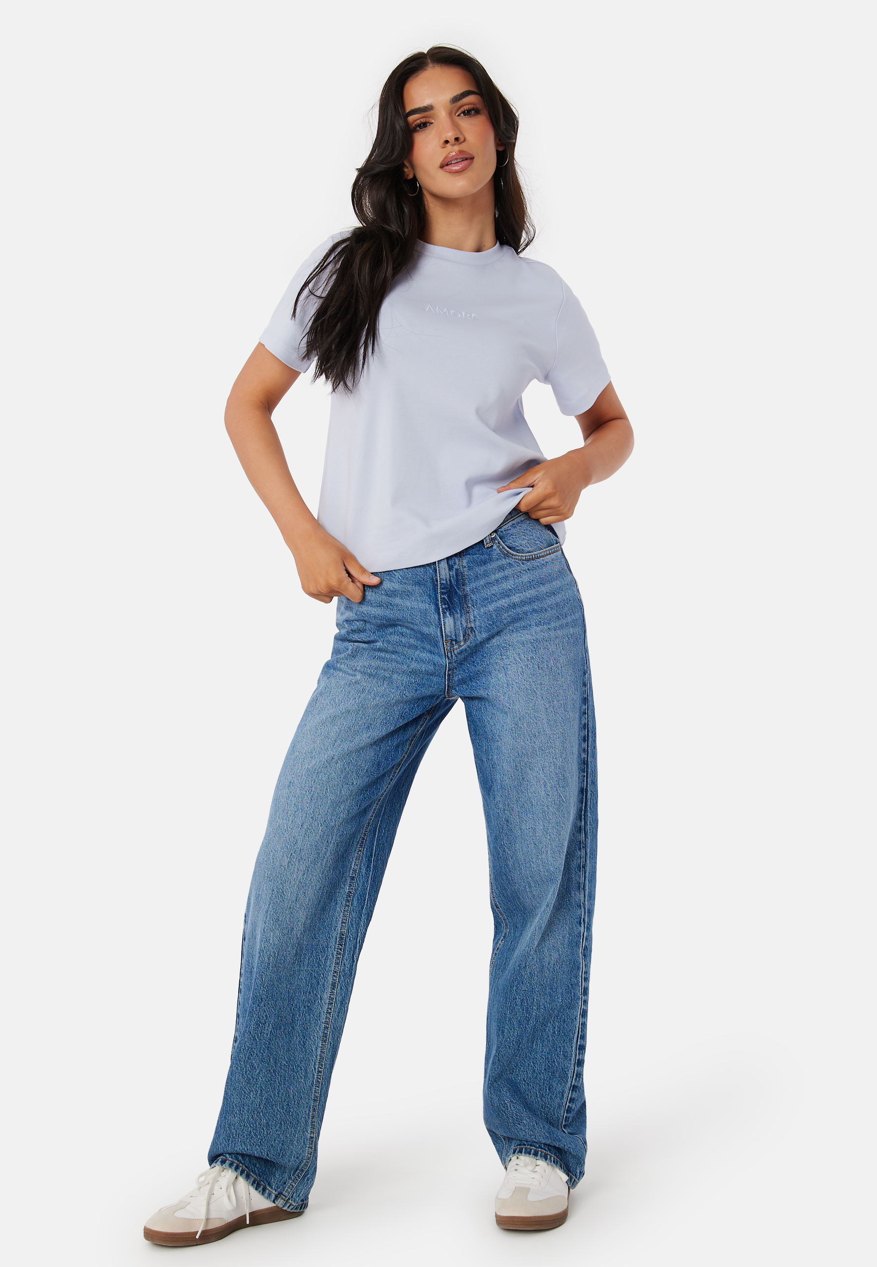 Vmkarma SS O-Neck emb shirt 2