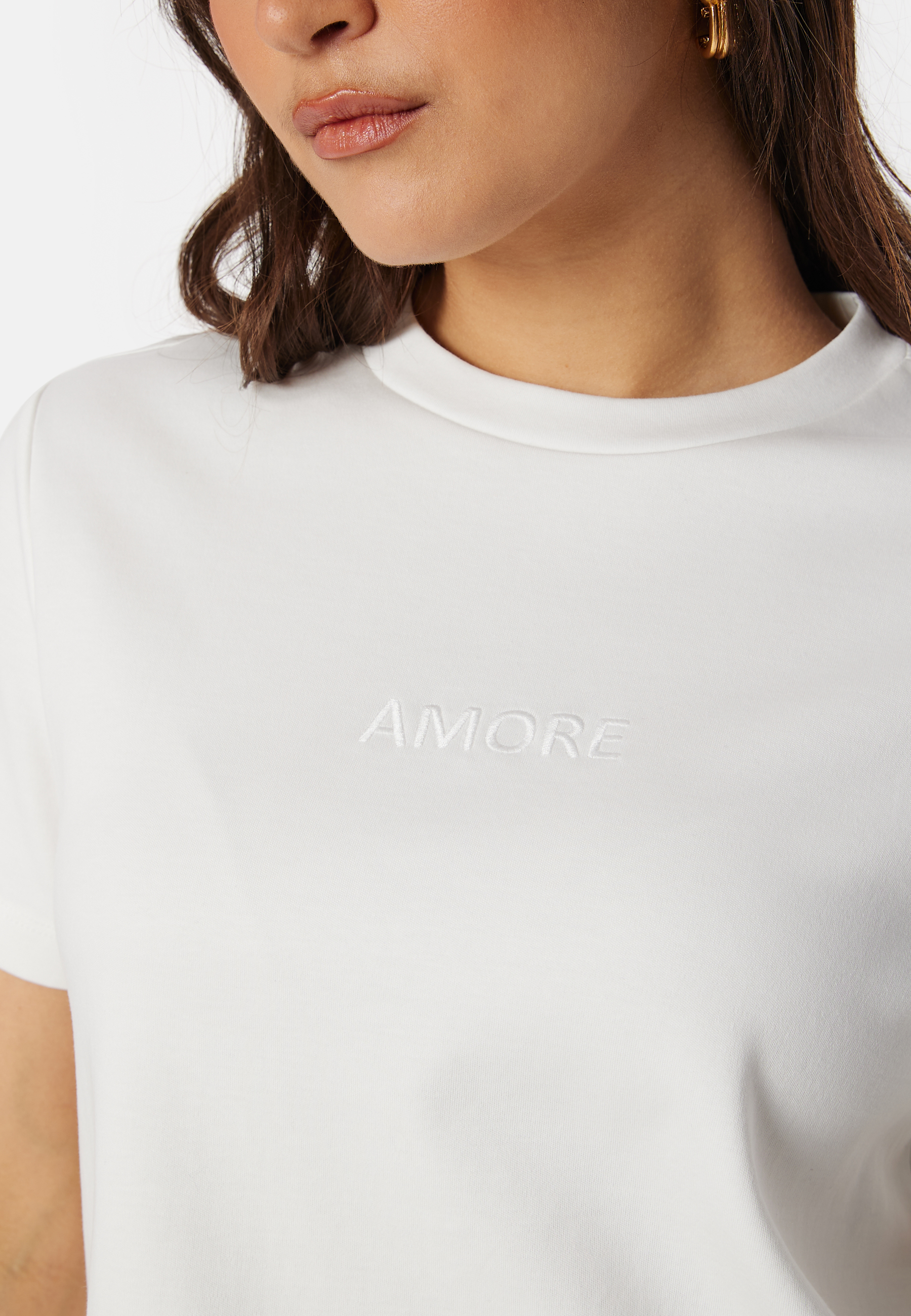 Vmkarma SS O-Neck emb shirt