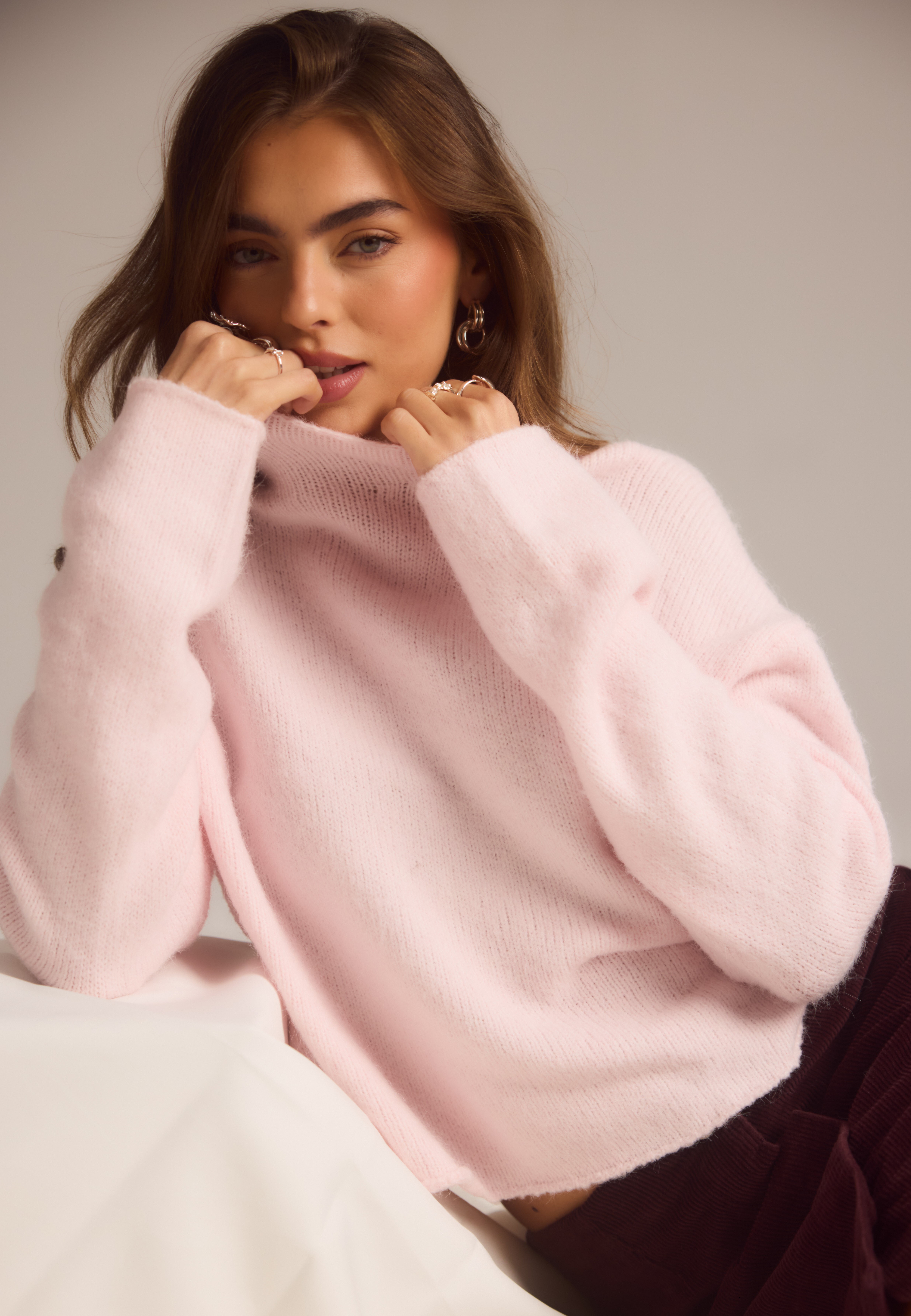 Vmmirla Ls Highneck Pullover 1