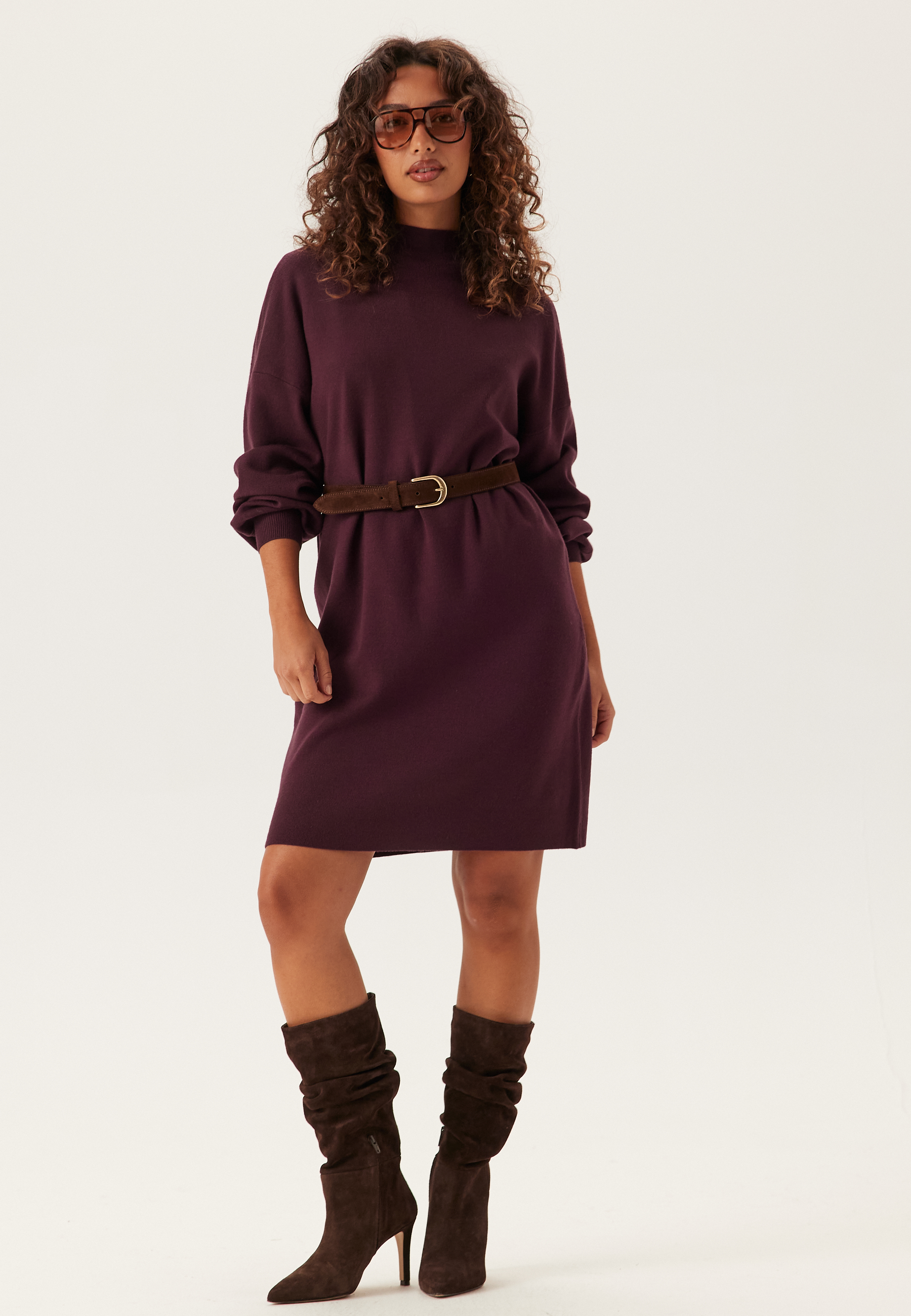 Vmnancy Ls Funnelneck Dress