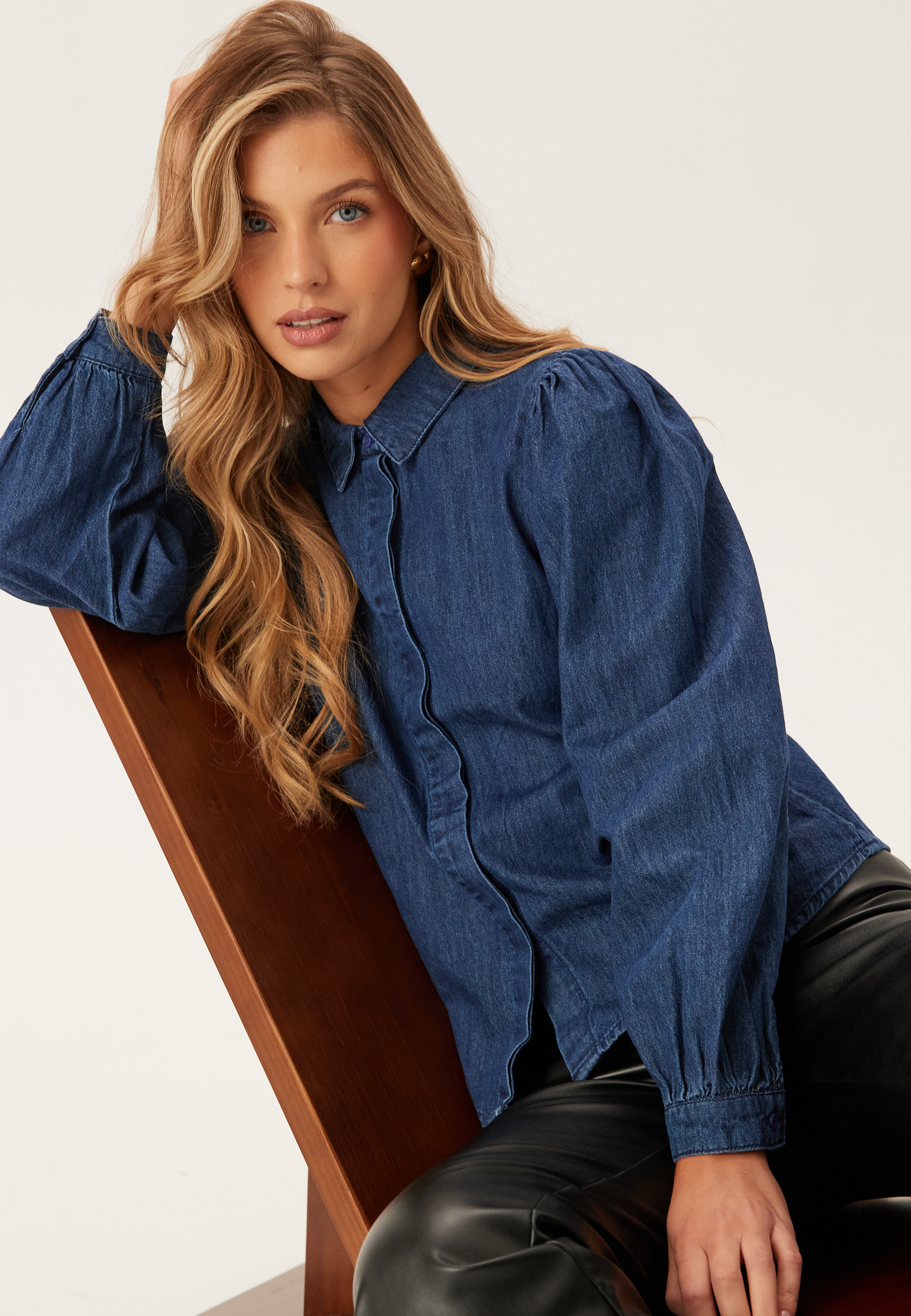 Vmnily Ls Dnm Shirt 1