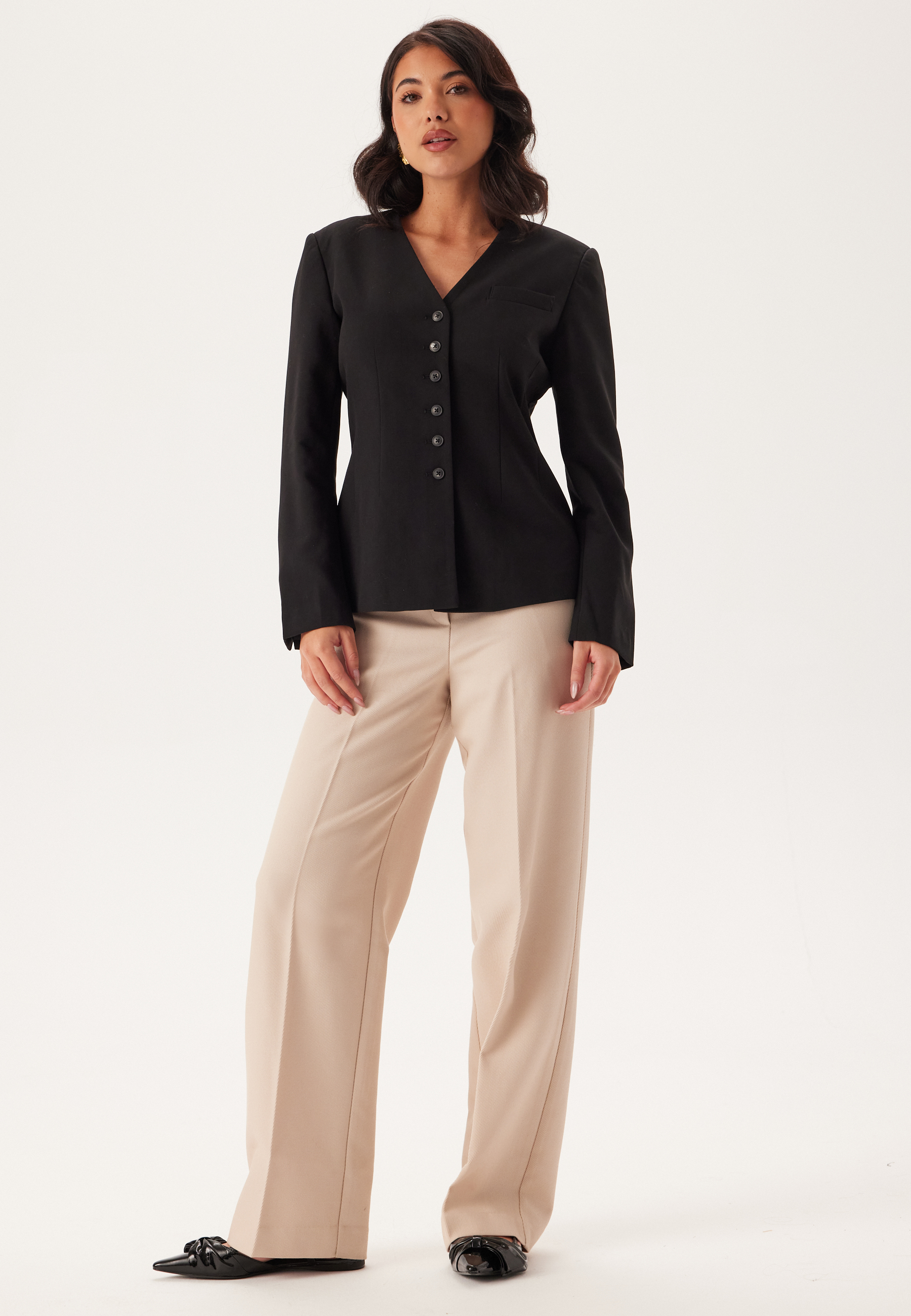 Vmoceanna Ls V-neck Blazer 2