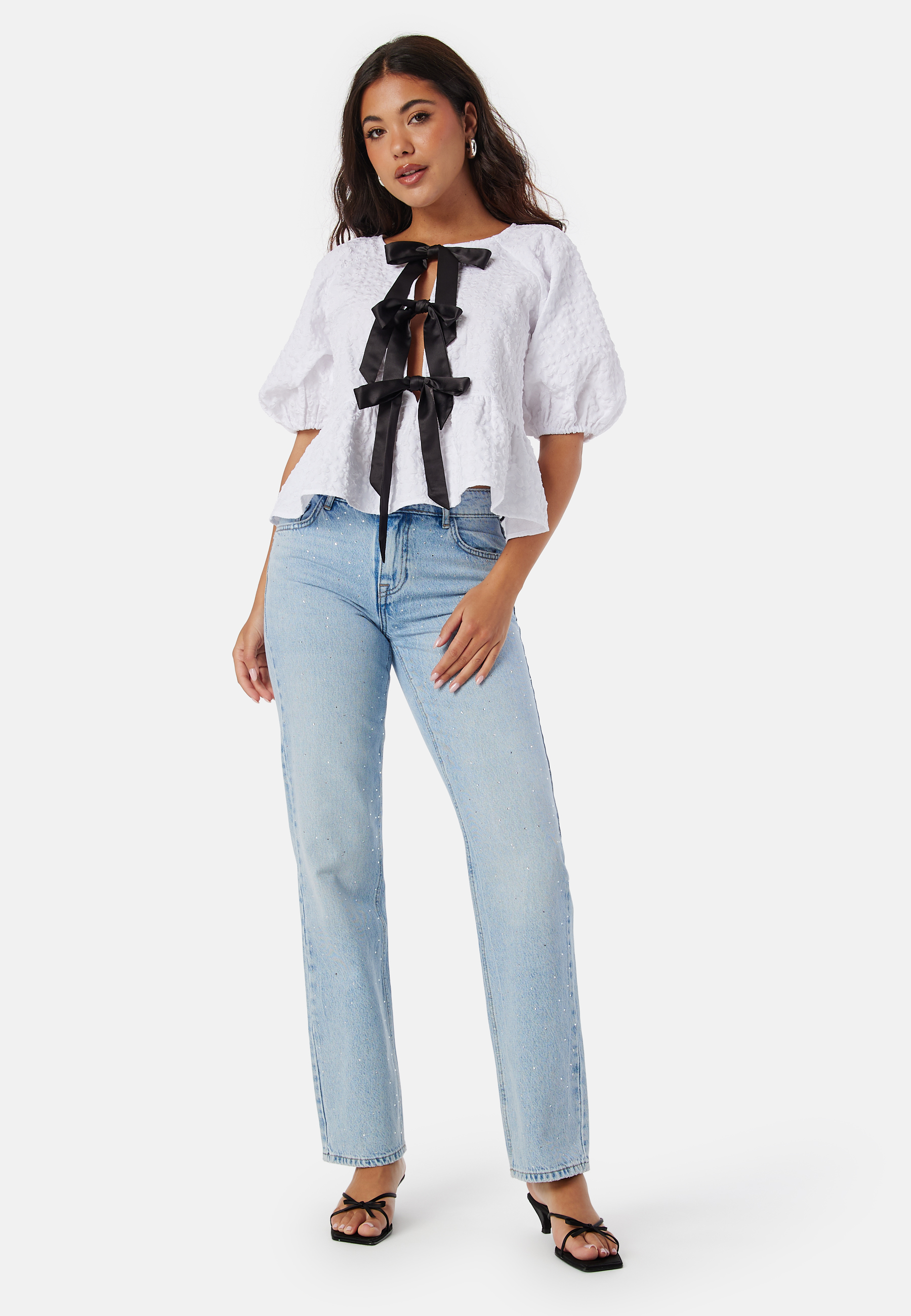 Vmofelia 2/4 Bow Detail Top 2