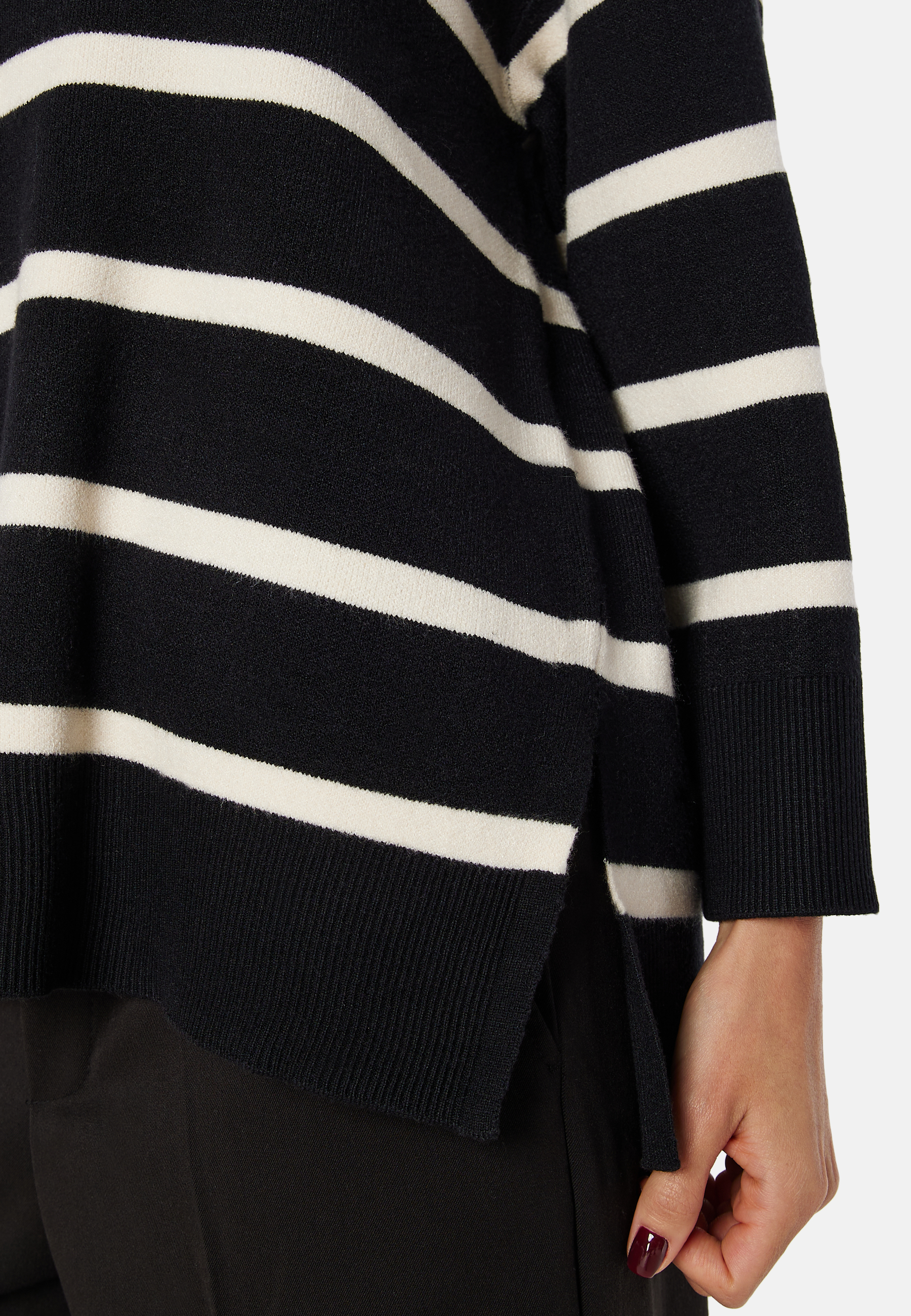 Vmsaba 3/4 V-neck Stripe Pullover 2