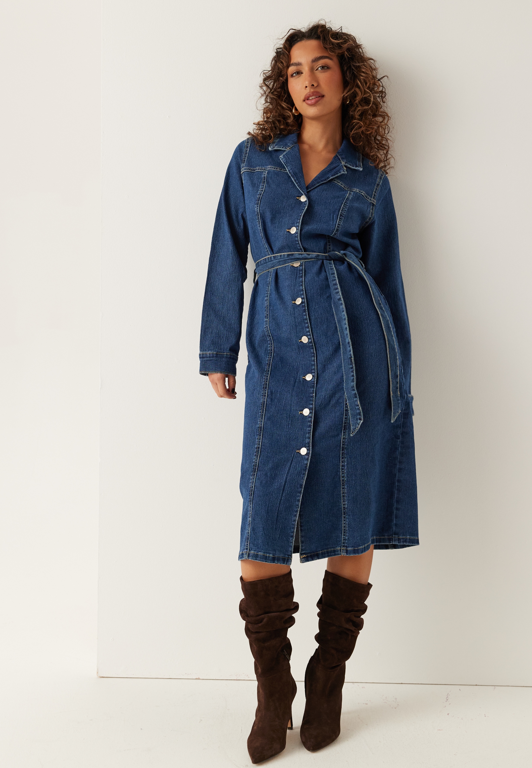 Vmtelly Ls 7/8 DNM DRESS 1
