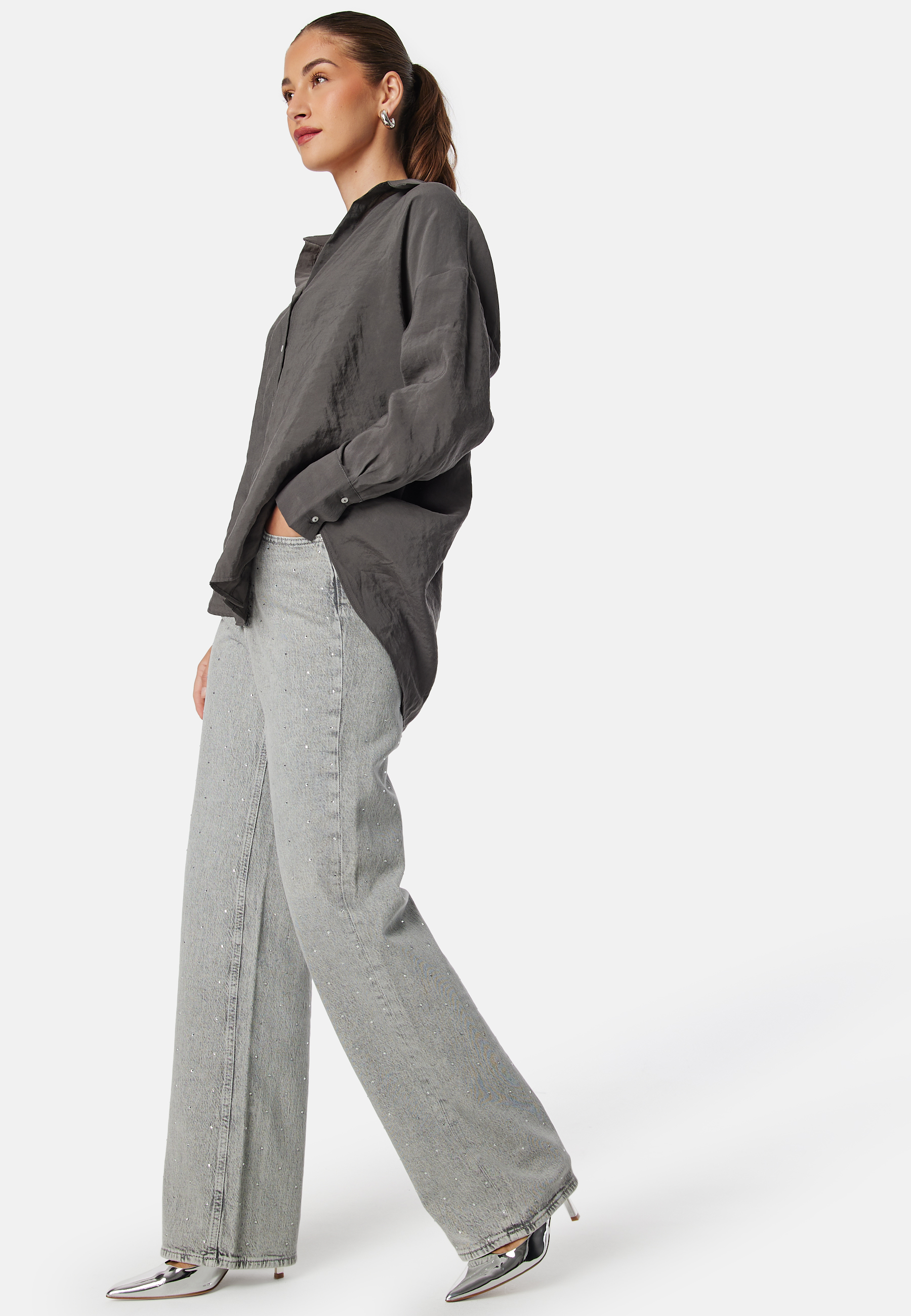 Vmtessa Hr Wide Jeans Rhines 3