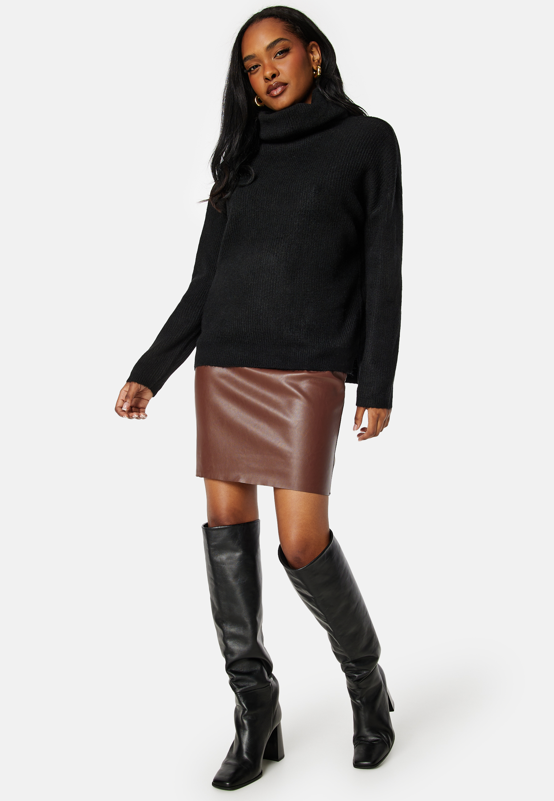 Cilia Rollneck L/S Knit Top 2