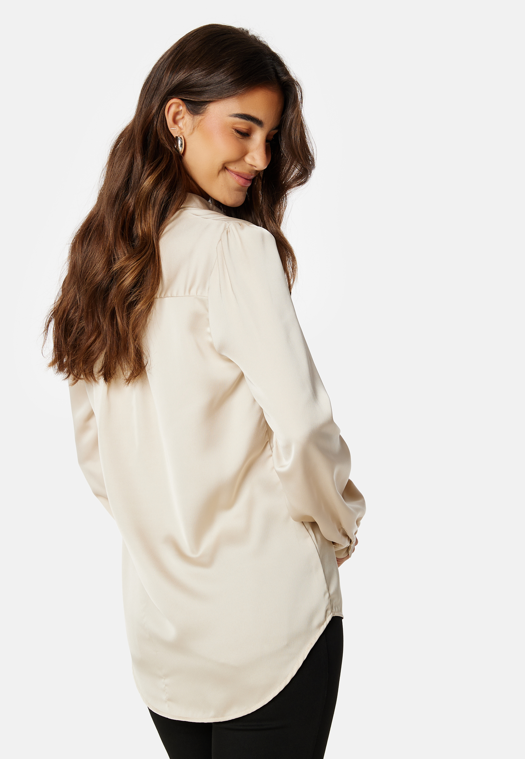 Ellette Satin L/S Shirt 2