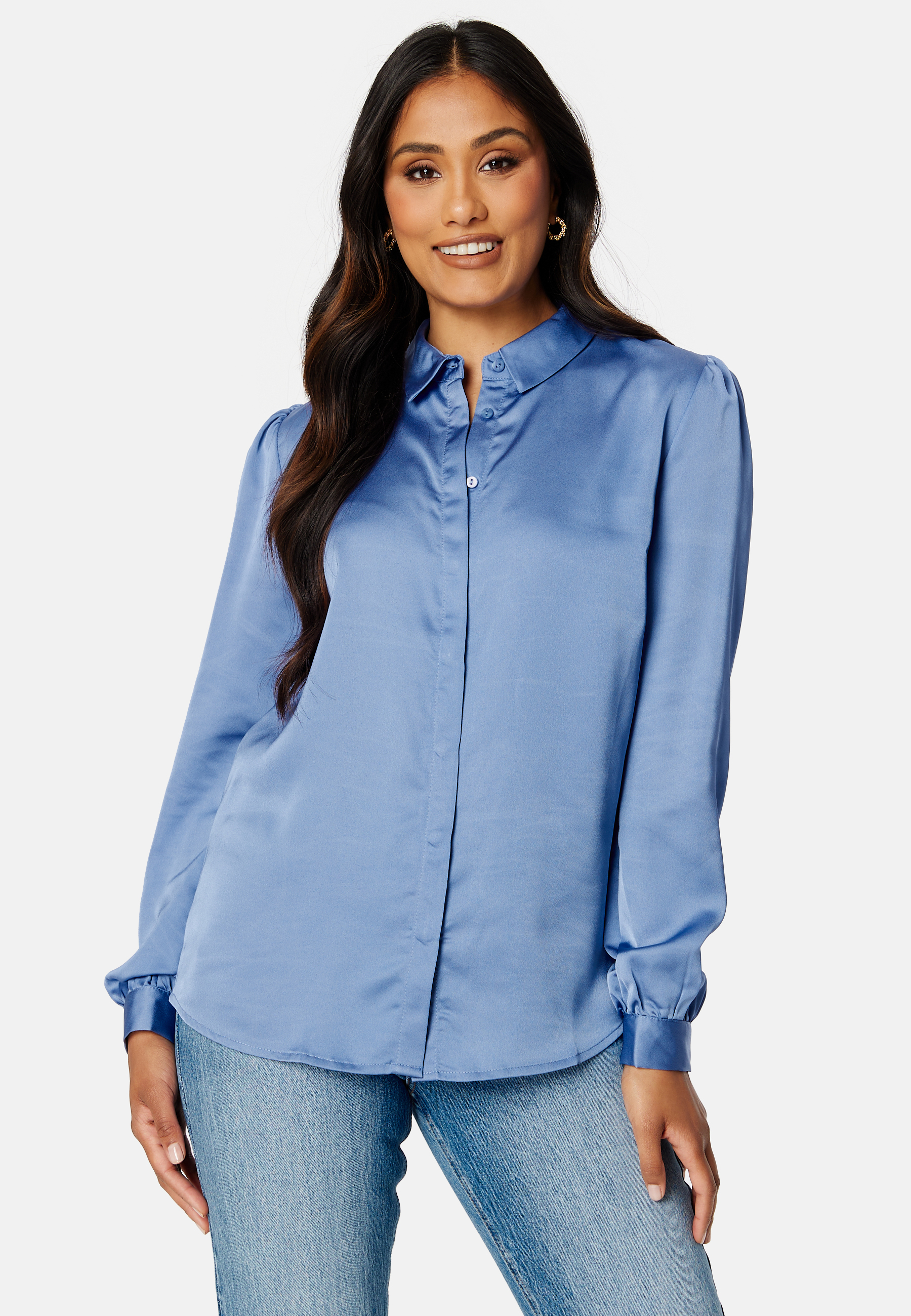 Ellette Satin L/S Shirt