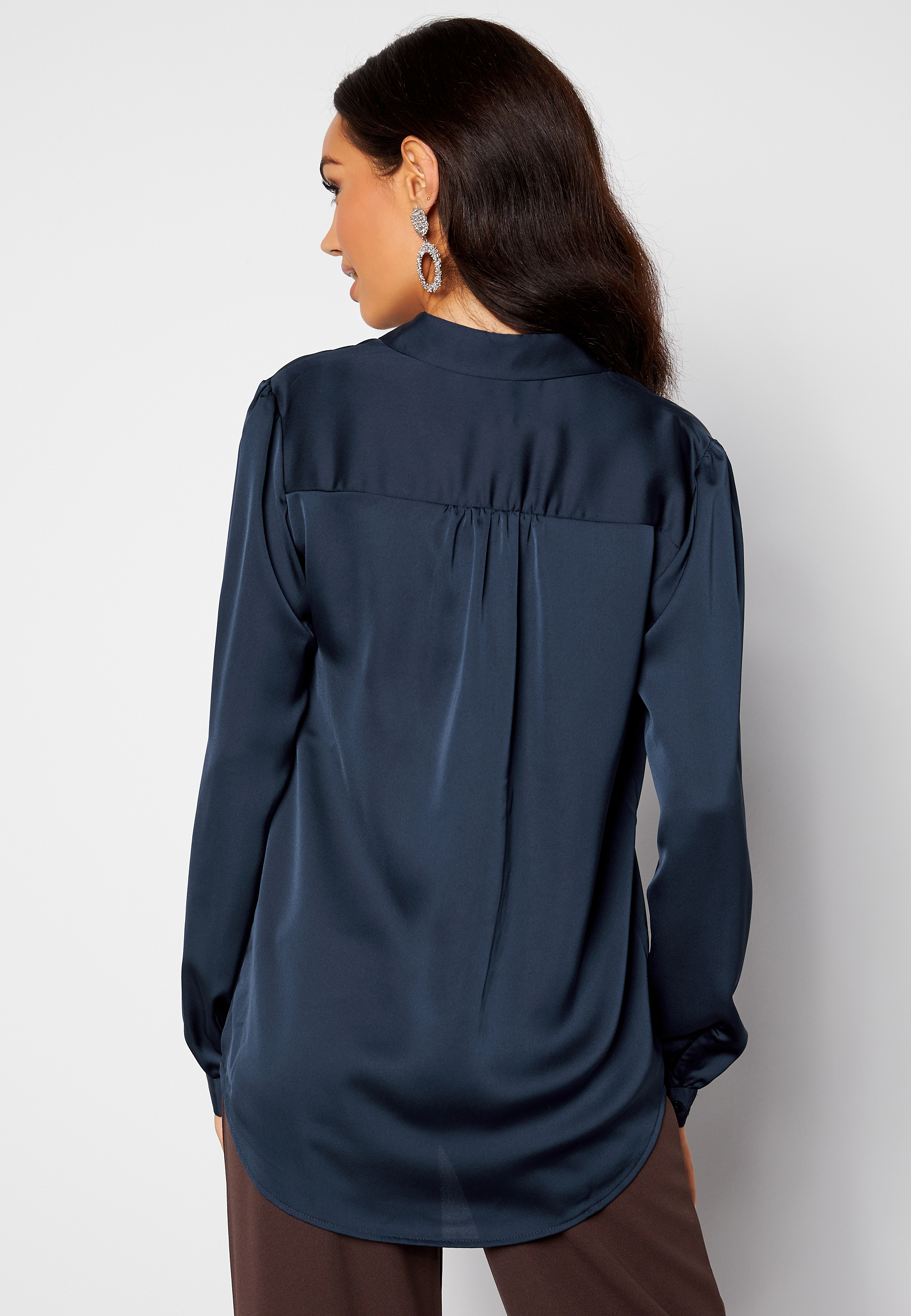 Ellette Satin L/S Shirt 2