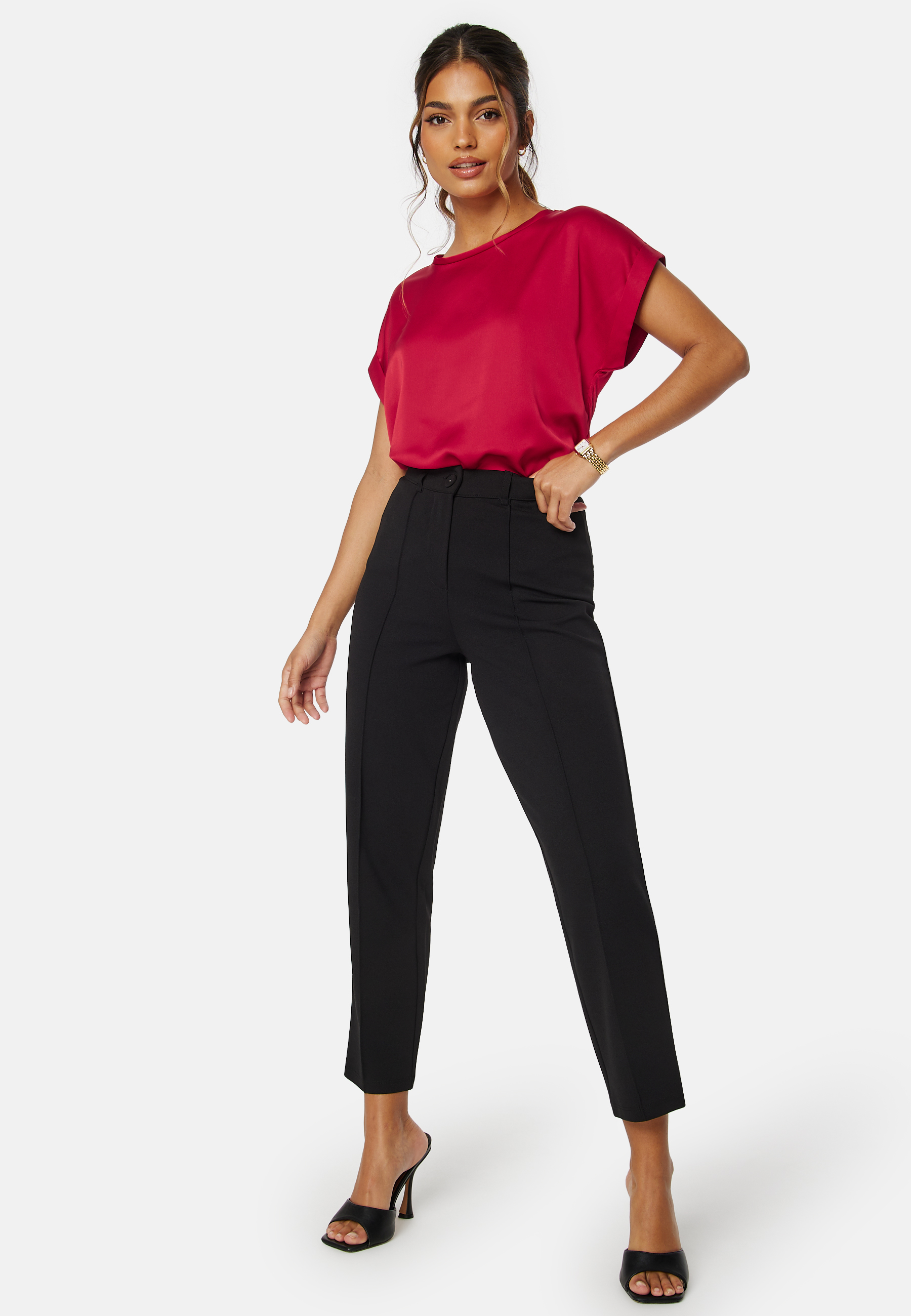 Viellette S/S Satin Top 2