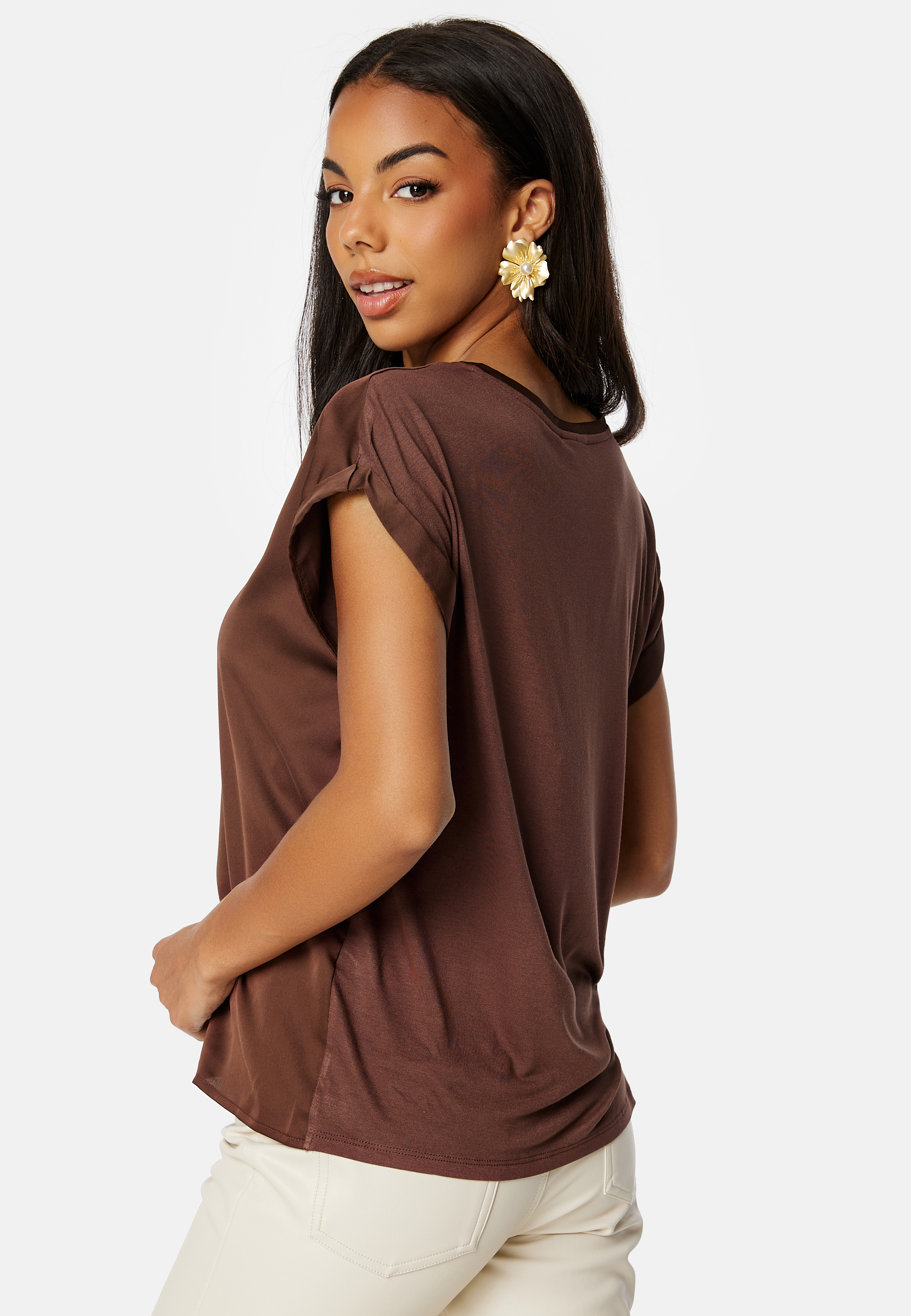 Viellette S/S Satin Top 2